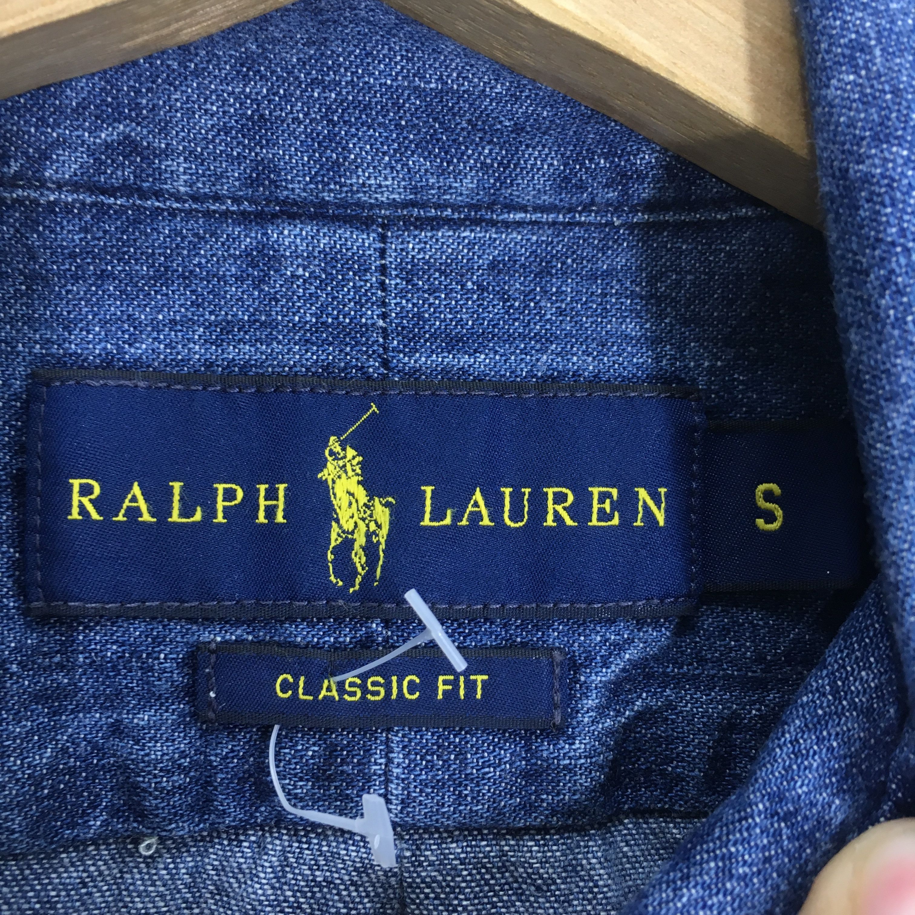 Polo Ralph Lauren Vintage Polo Ralph Lauren Denim Shirt Polo Pony RL Jeans Size US S / EU 44-46 / 1 - 12 Thumbnail