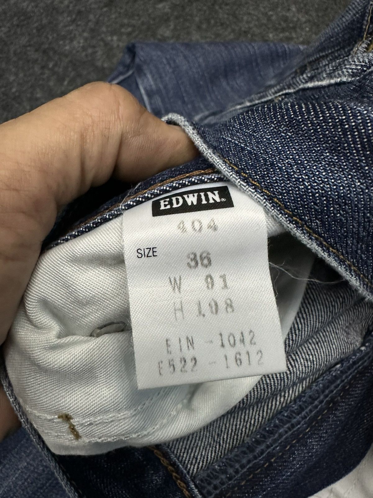 Beauty Beast × Edwin × If Six Was Nine Vintage Edwin 404 Faded Washed Distressed Denim F26 Size US 36 / EU 52 - 13 Thumbnail