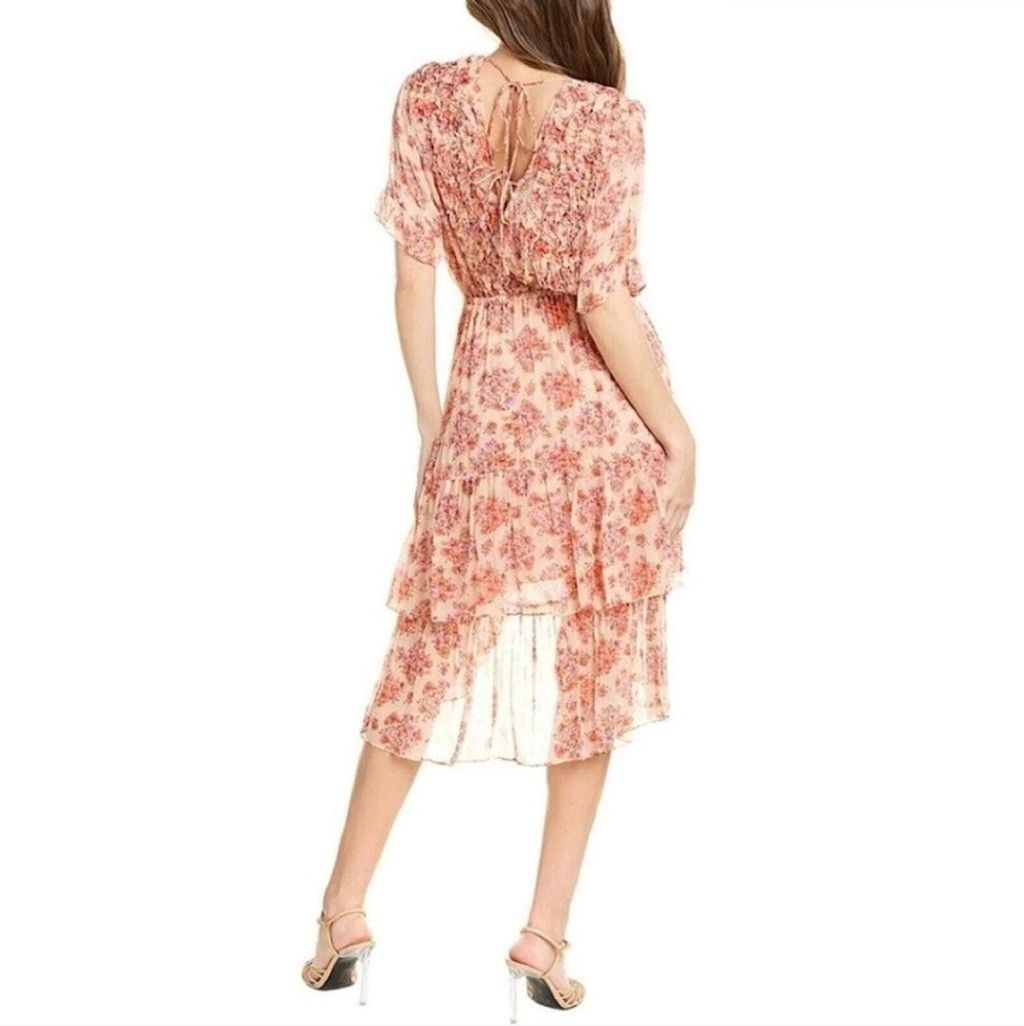 The Kooples The Kooples Vintage Flowers High/Low Dress Size XS / US 0-2 / IT 36-38 - 6 Thumbnail