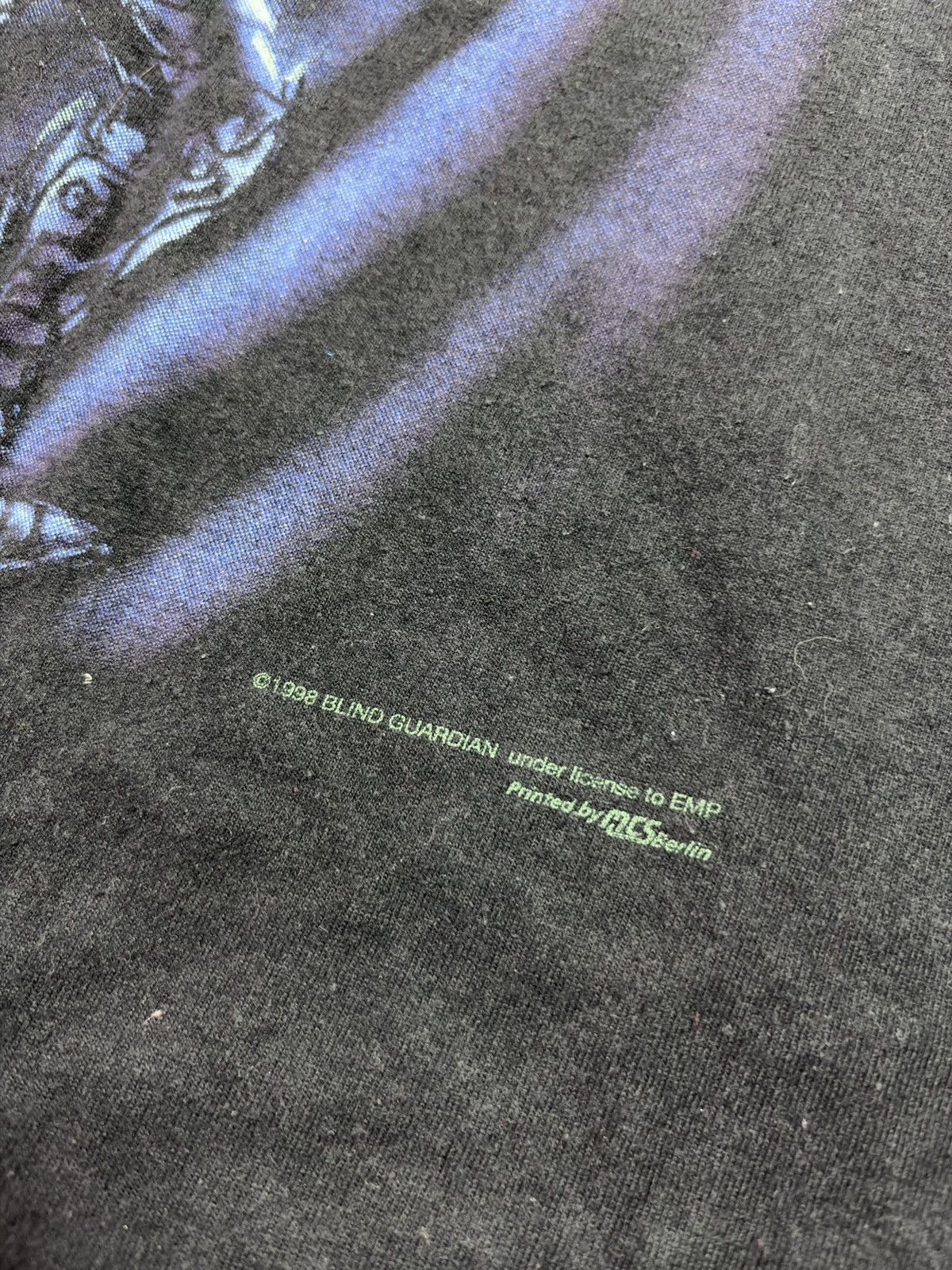 Band Tees 1998 Blind Guardian The Eternal Curse Faded Tee XL Size US XL / EU 56 / 4 - 8 Thumbnail