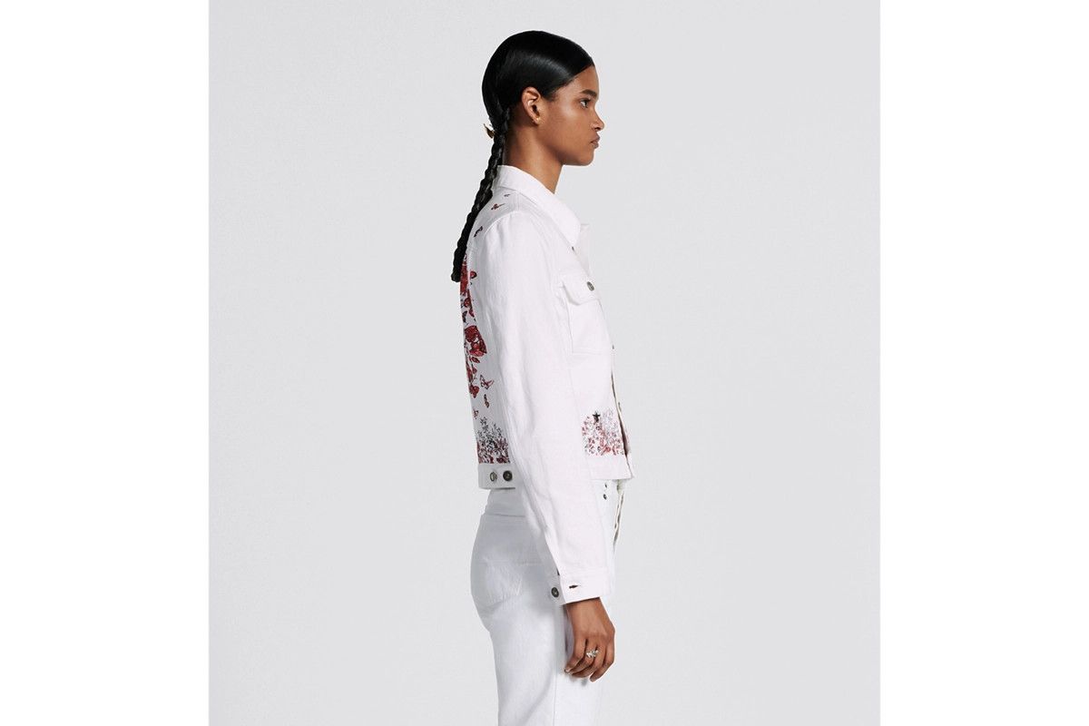 Dior o1bcso1str0225 Jacket in White/Red Size S / US 4 / IT 40 - 6 Thumbnail