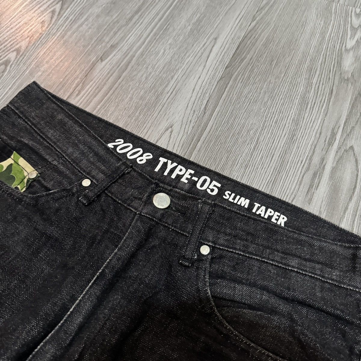 Bape Bape 2008 Type-05 Slim Taper Logo Denim Size US 32 / EU 48 - 5 Thumbnail
