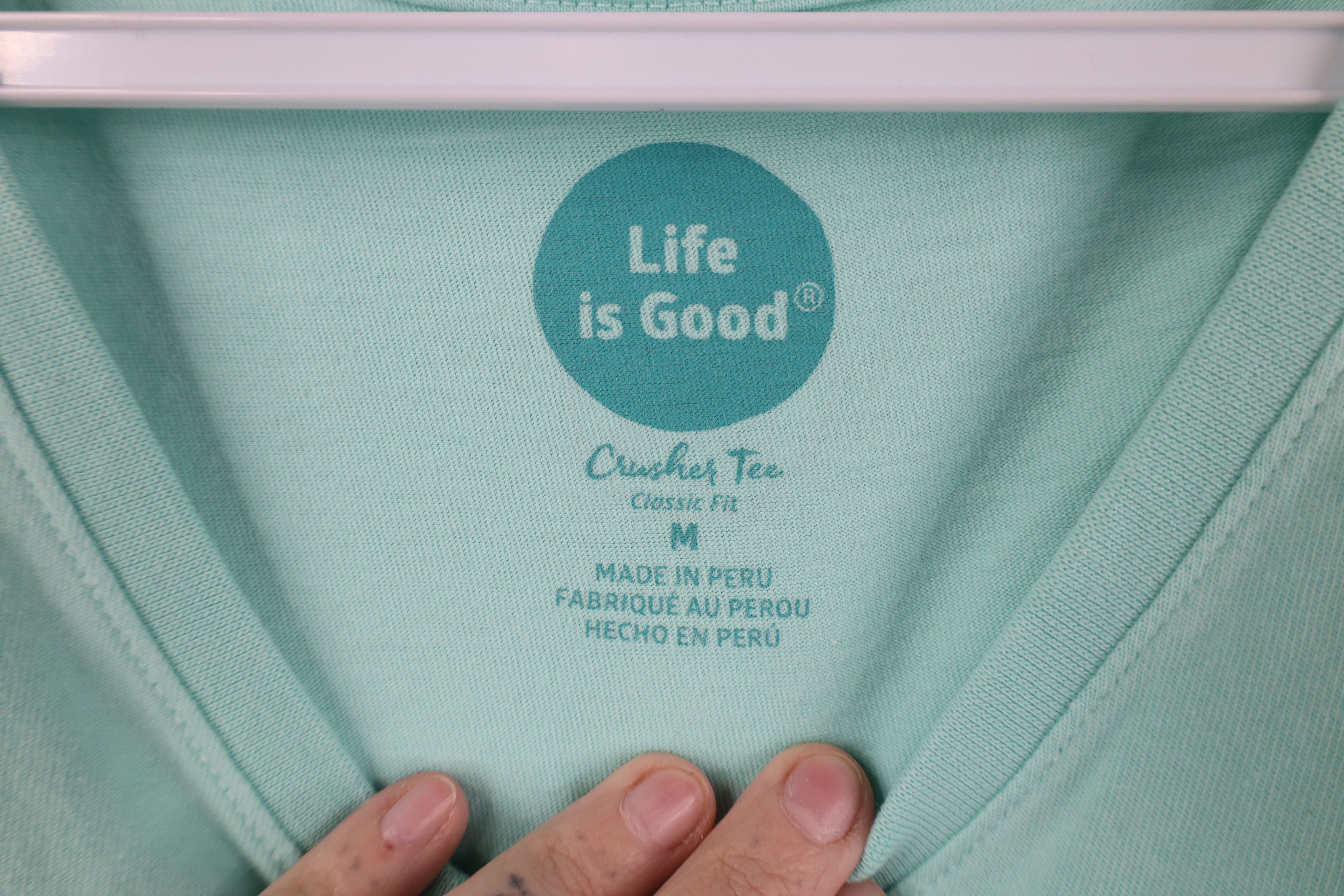 Life is Good Life Is Good Get Lost Let Found Book Nature T-Shirt Teal Size M / US 6-8 / IT 42-44 - 9 Thumbnail