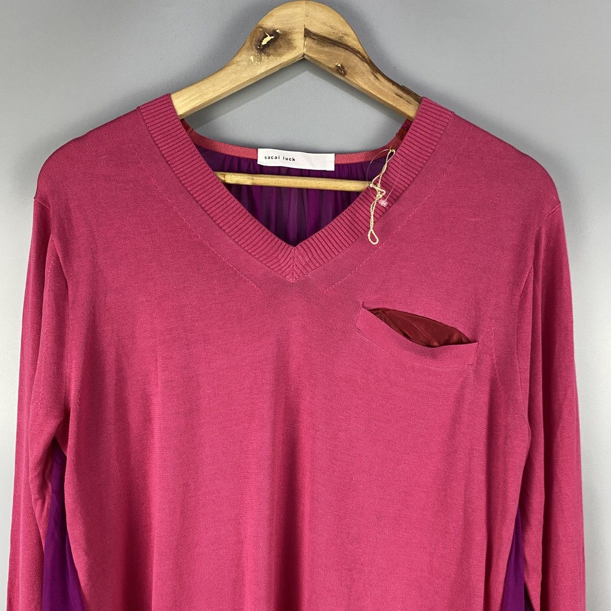 Sacai Sacai Luck Switching Knit Sweater Size XS / US 0-2 / IT 36-38 - 5 Thumbnail