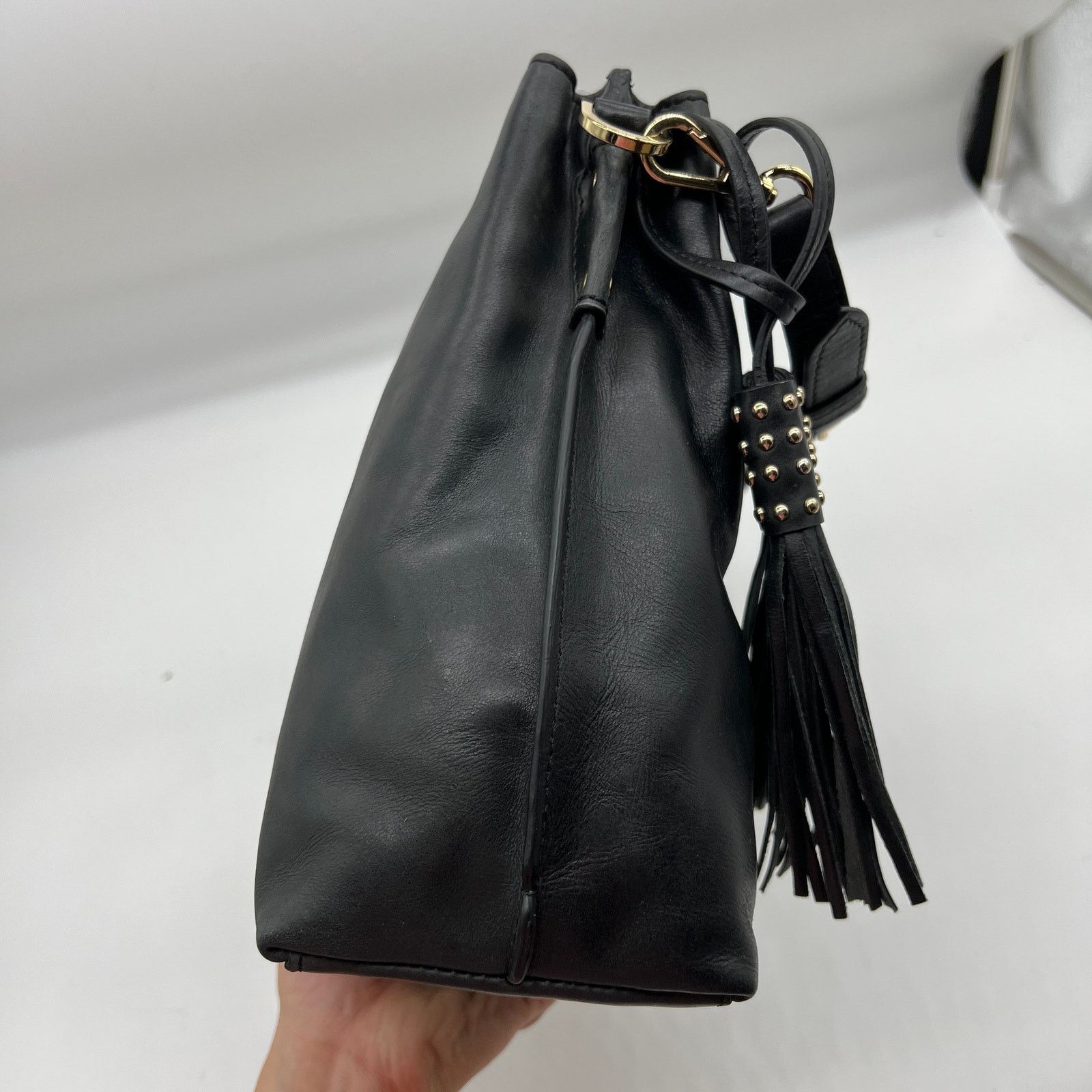 Other LODIS Womens Purse Glazed Leather Darcy Shoulder Size ONE SIZE - 8 Thumbnail
