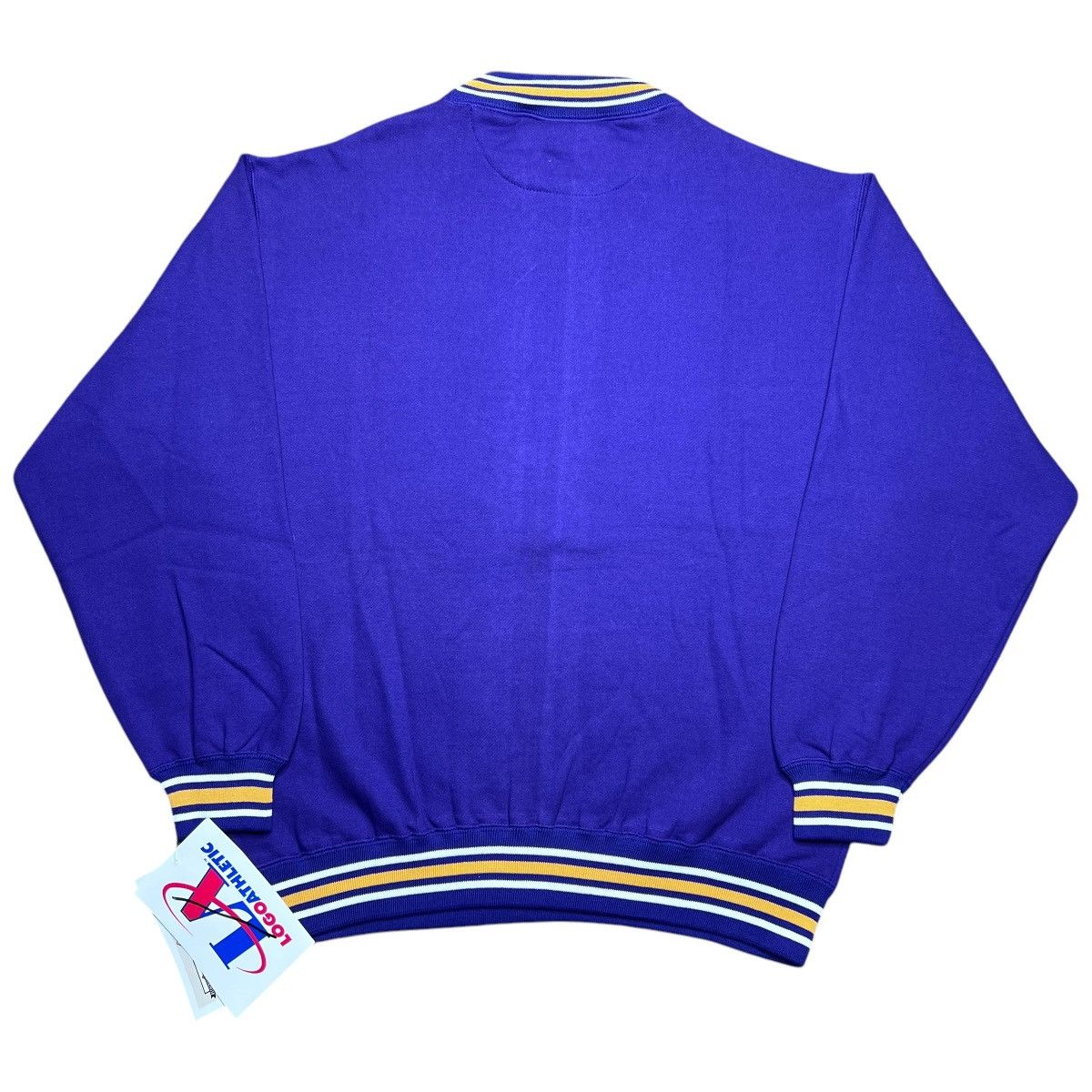 Logo Athletic × NFL × Vintage 90s Minnesota Vikings Embroidered Logo Athletic Sweatshirt Size US M / EU 48-50 / 2 - 3 Thumbnail