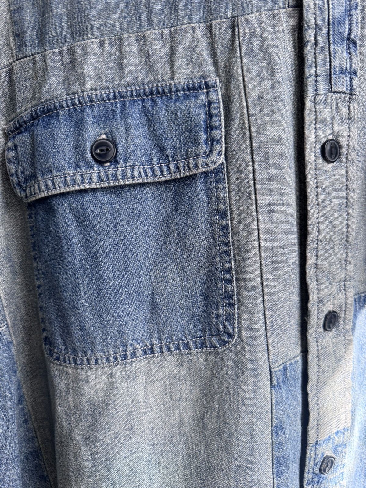 Denim & Supply Ralph Lauren RL Denim & Supply Patchwork Button Down Men’s Size XL Size US XL / EU 56 / 4 - 6 Thumbnail