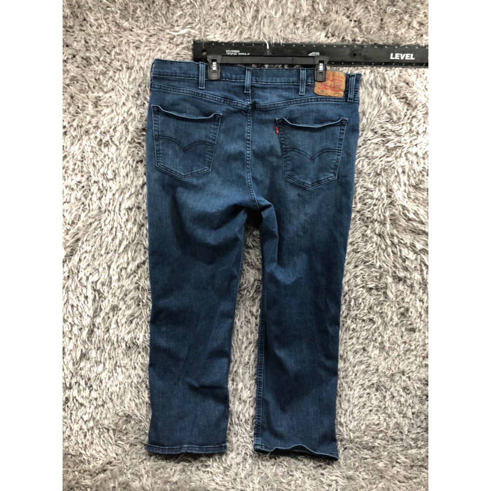Levi's Levi's 541 Straight Jeans Mens 42x30 Blue Medium Wash Regular Fit Belt Loops 5-Pocket Denim Size US 42 / EU 58 - 5 Thumbnail