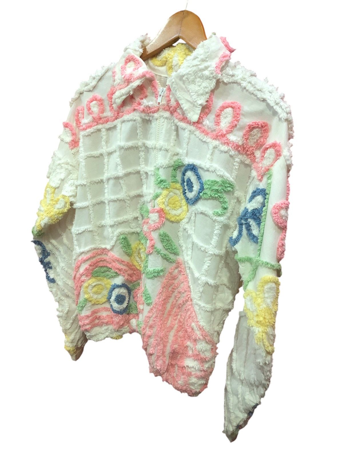 Vintage Vintage Damze Chenille Zipper Jacket Size US L / EU 52-54 / 3 - 3 Thumbnail