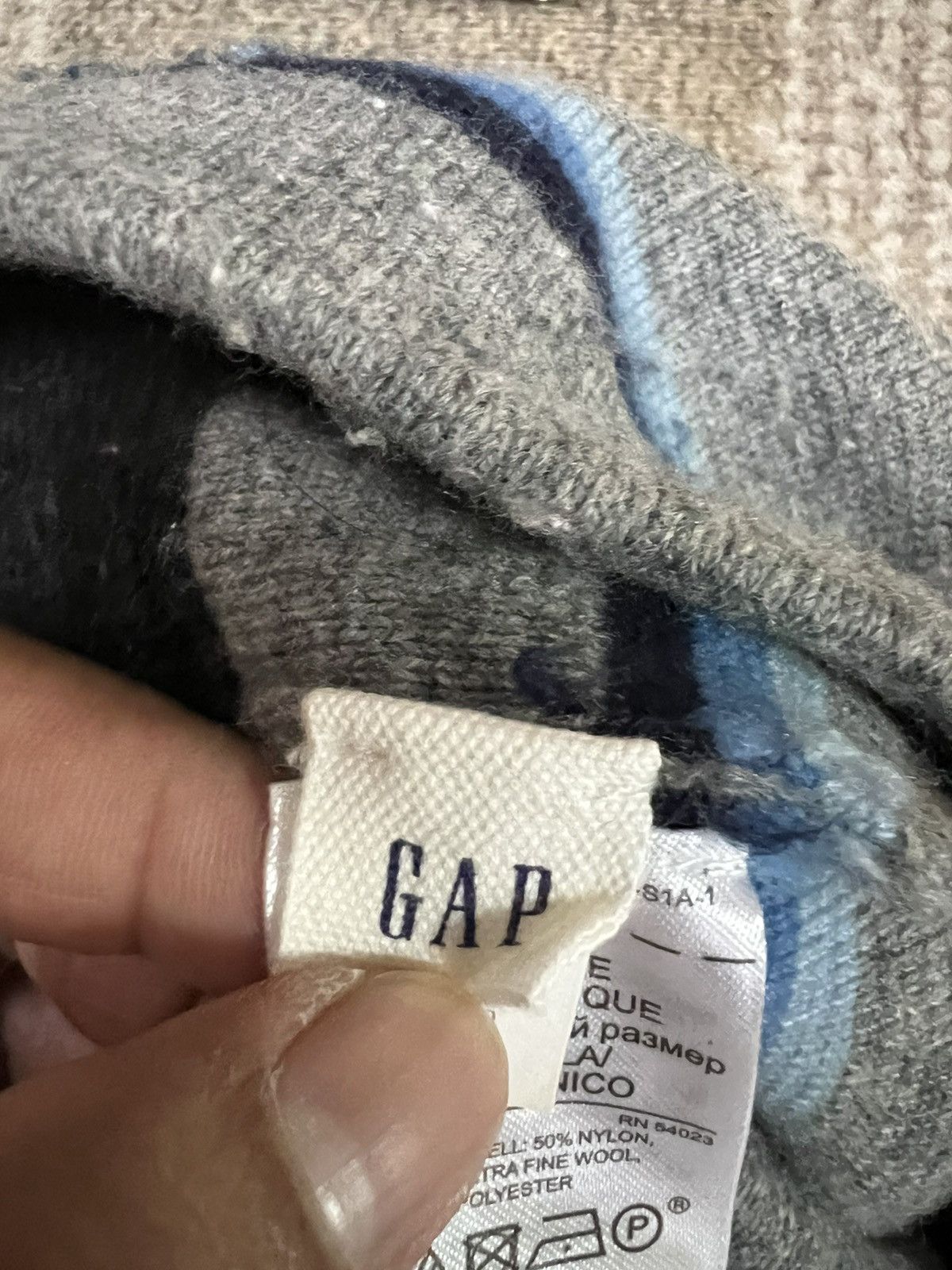Gap Gap Striped Beanie Hats Size ONE SIZE - 6 Thumbnail