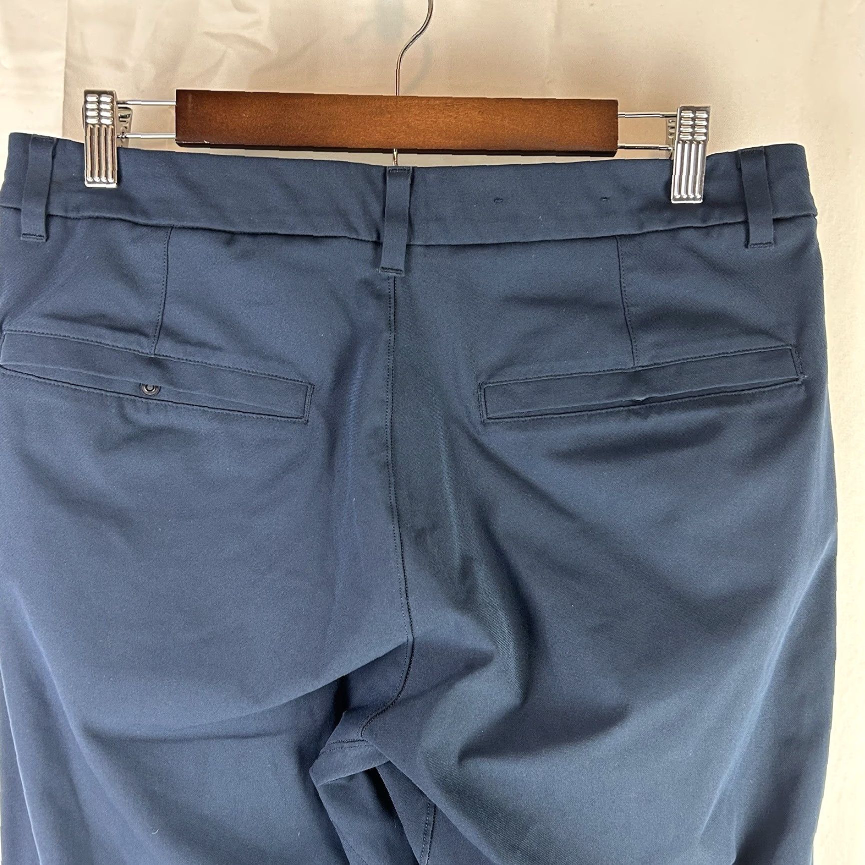 Lululemon Lululemon ABC Commission Pants Slim Men’s 32x28 Blue Warpstreme Chino LM5AF1S - 33 Regular, Tapered, City, Preppy, Sport, Adults, Mens Size US 33 - 6 Thumbnail