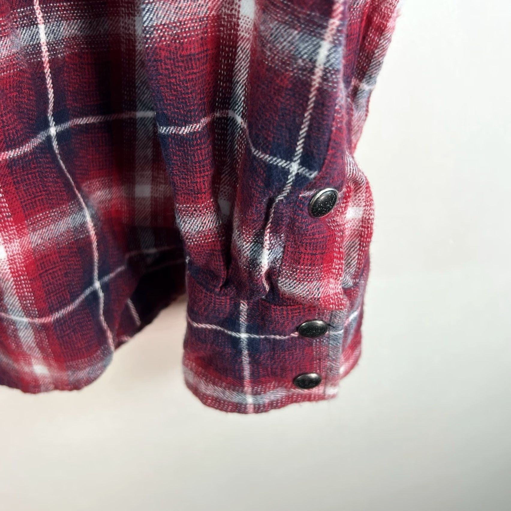 Vintage VINTAGE Pearl Plaid Western Flannel Shirt Men’s L Red Pearl Snap Button-Up Long Sleeve Size US L / EU 52-54 / 3 - 7 Thumbnail