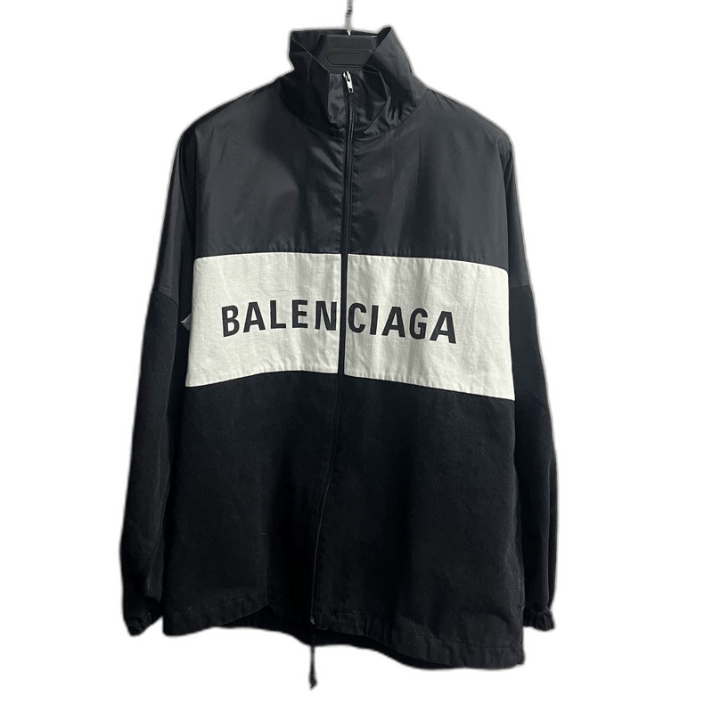 Balenciaga balenciaga black logo print jacket Size US XS / EU 42 / 0 - 1 Thumbnail
