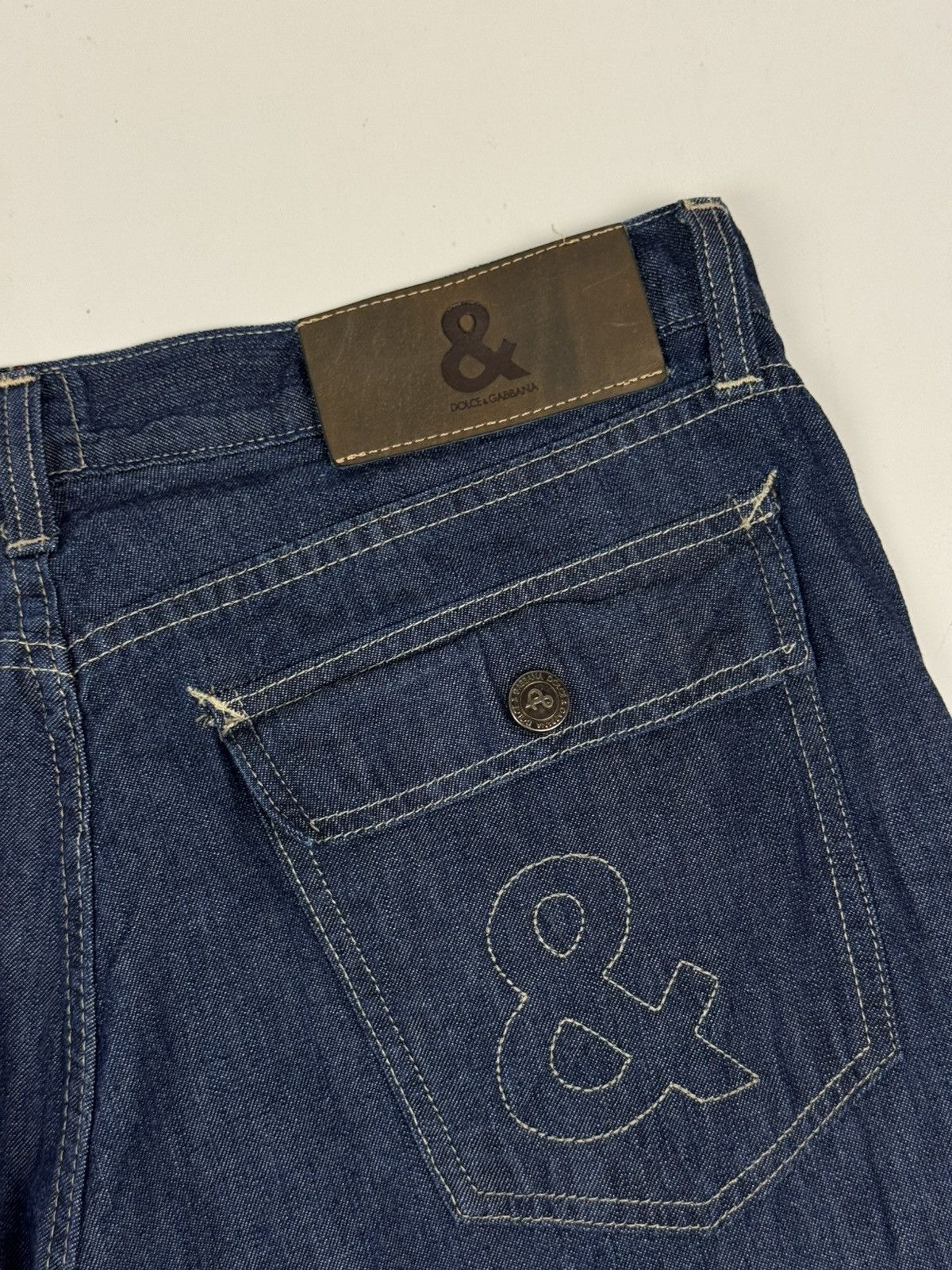 Dolce & Gabbana Y2K Vintage Dolce&Gabbana Denim Chino Style Women’s Pants Size 34" / US 12 / IT 48 - 15 Thumbnail