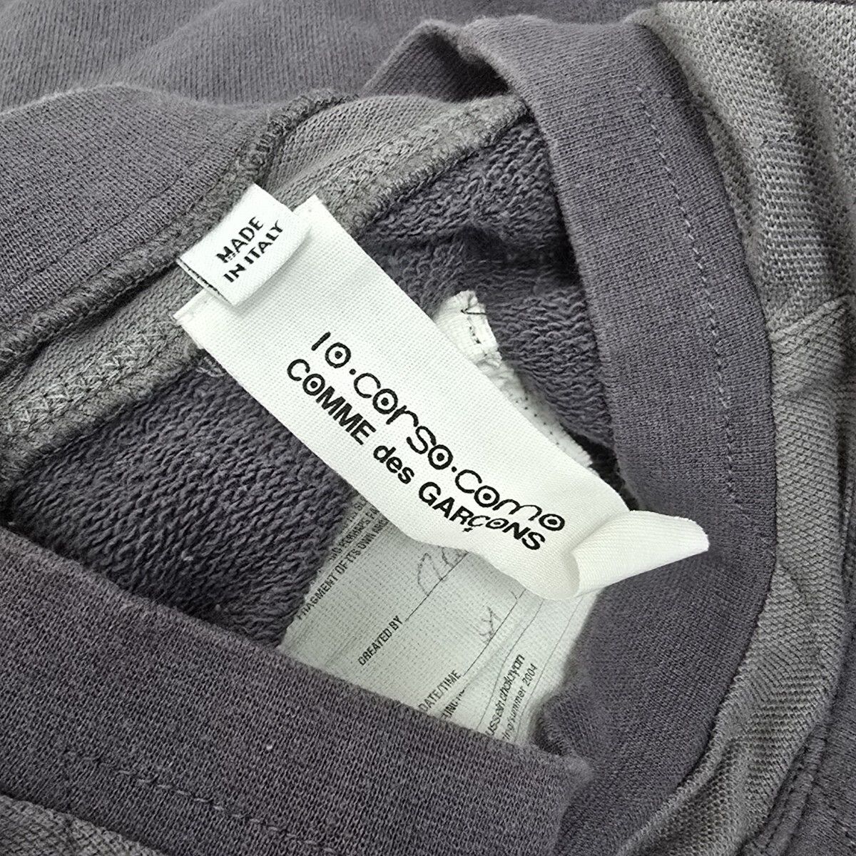 Hussein Chalayan SS2004 TEMPORAL MEDITATIONS SPLIT SWEATSHIRT TOP Size US M / EU 48-50 / 2 - 4 Thumbnail