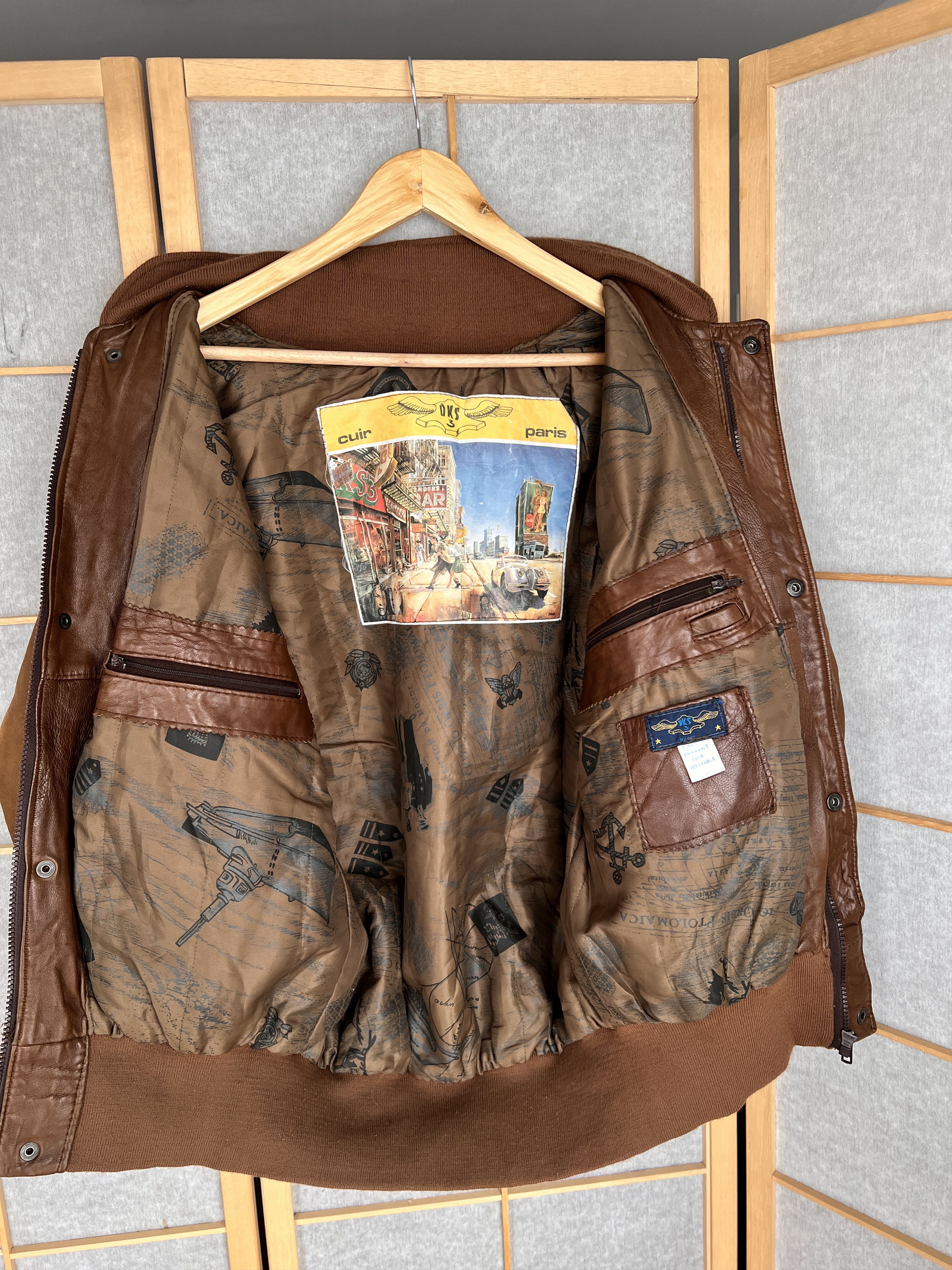 Hysteric Glamour Crazy vintage 90s lambskin leather bomber jacket opium japan Size US S / EU 44-46 / 1 - 9 Thumbnail
