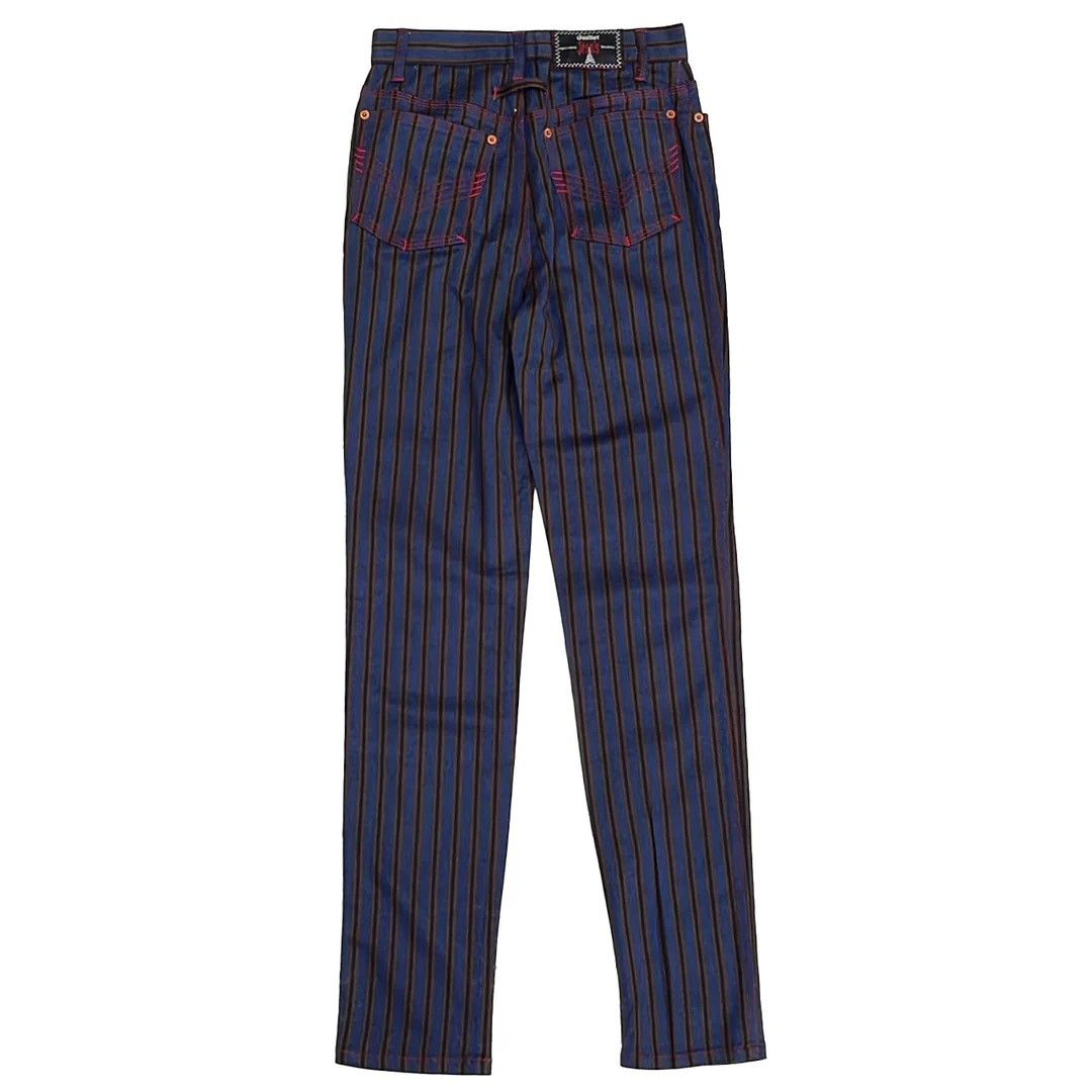Jean Paul Gaultier × Vintage Jean-Paul Gaultier Jean’s 1990s Vintage Modson Striped Pants Size 26" / US 2 / IT 38 - 2 Thumbnail
