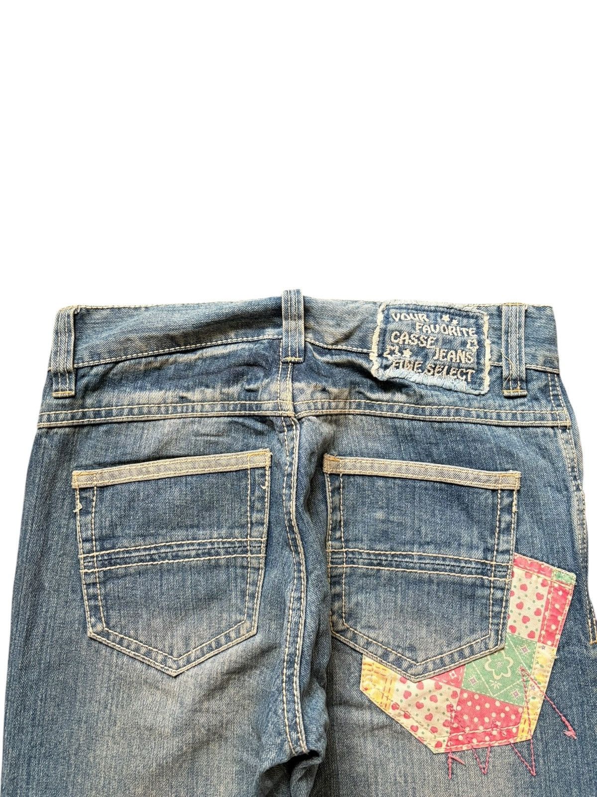 Dsquared2 Vintage Japanese Brand Patches Distressed Jeans Size 29" - 4 Thumbnail
