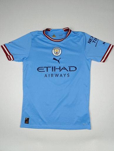 Puma PUMA MANCHESTER CITY 2022-23 TREBLE SHIRT JERSEY RUBEN #3 Size US S / EU 44-46 / 1 - 1 Thumbnail