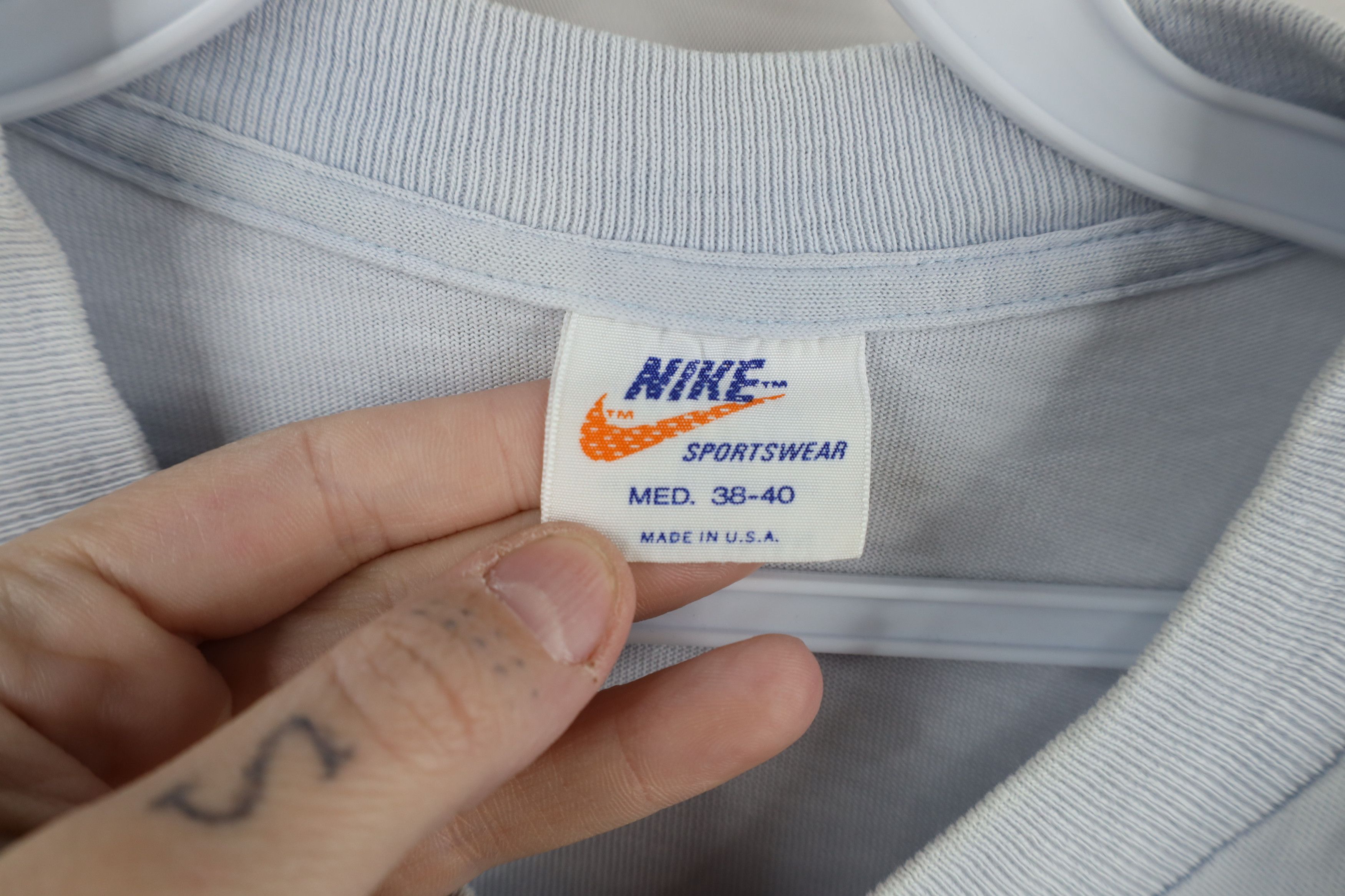 Nike × Vintage Vintage 80s Nike Ultramarathon Chicago Long Sleeve T-Shirt Size US M / EU 48-50 / 2 - 9 Thumbnail