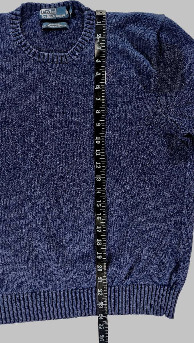Other Polo Ralph Lauren Crewneck Sweater 100% Cotton Knit Mens L Size US L / EU 52-54 / 3 - 3 Thumbnail