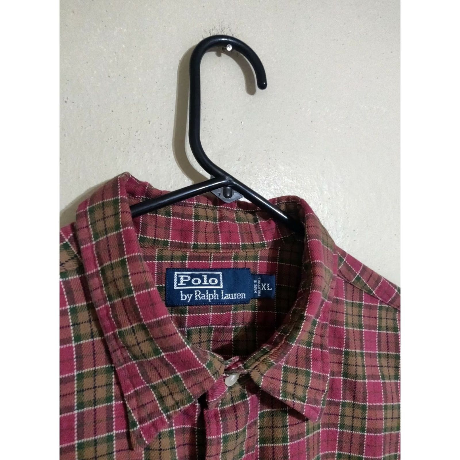Polo Ralph Lauren Polo Ralph Lauren Flannel Shirt Men's XL Red/Green Plaid L/S Button Up Light Size US XL / EU 56 / 4 - 3 Thumbnail