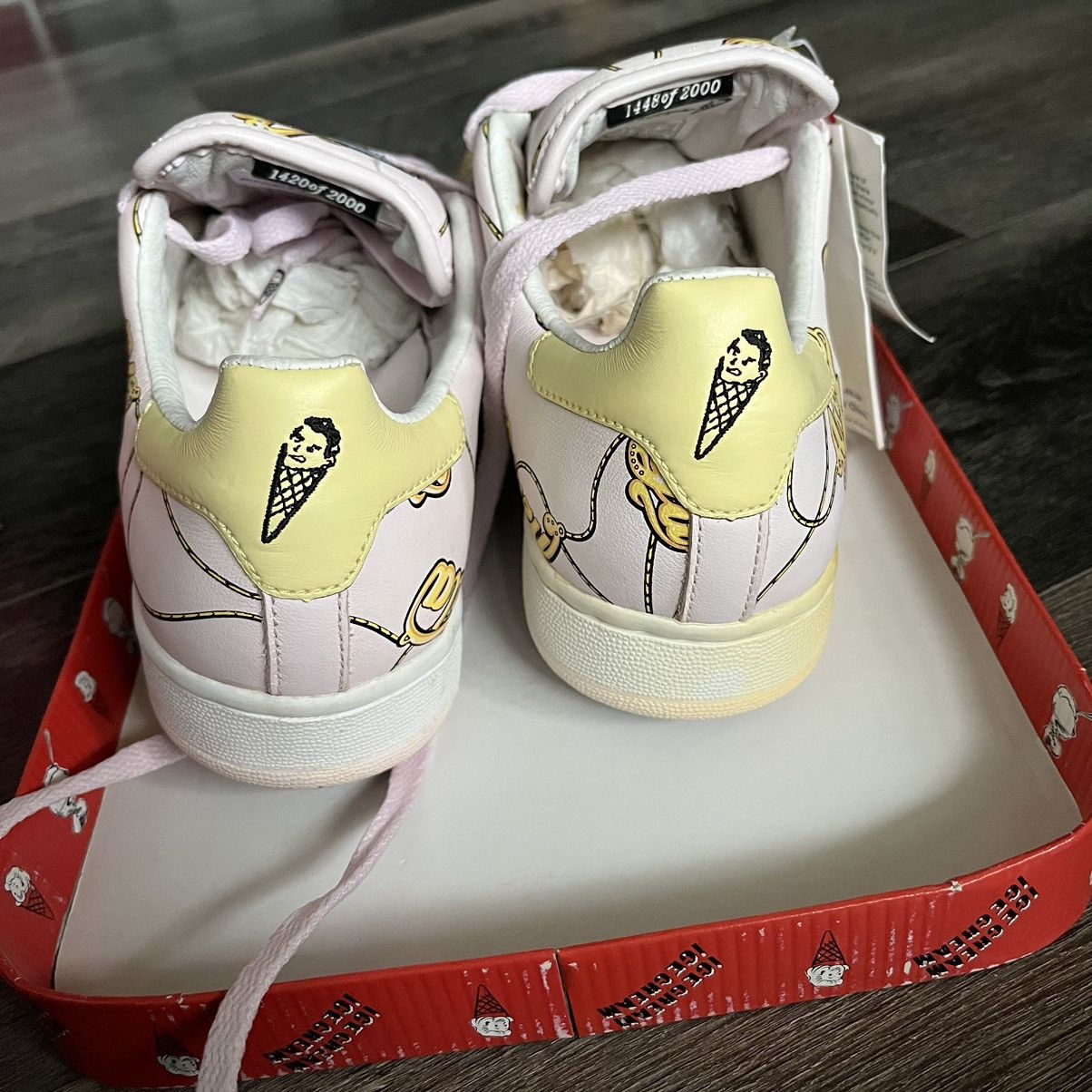 Pharrell RARE OG BBC ICE CREAM REEBOK NAME CHAIN BOUTIQUE LOW SHOES Size US 9 / IT 39 - 11 Thumbnail