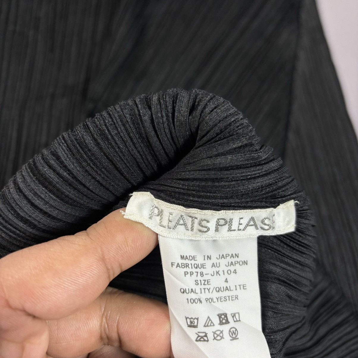 Japanese Brand × Pleats Please Issey Miyake Issey Miyake Pleats Please - High Neck Basic shirt Size S / US 4 / IT 40 - 3 Thumbnail