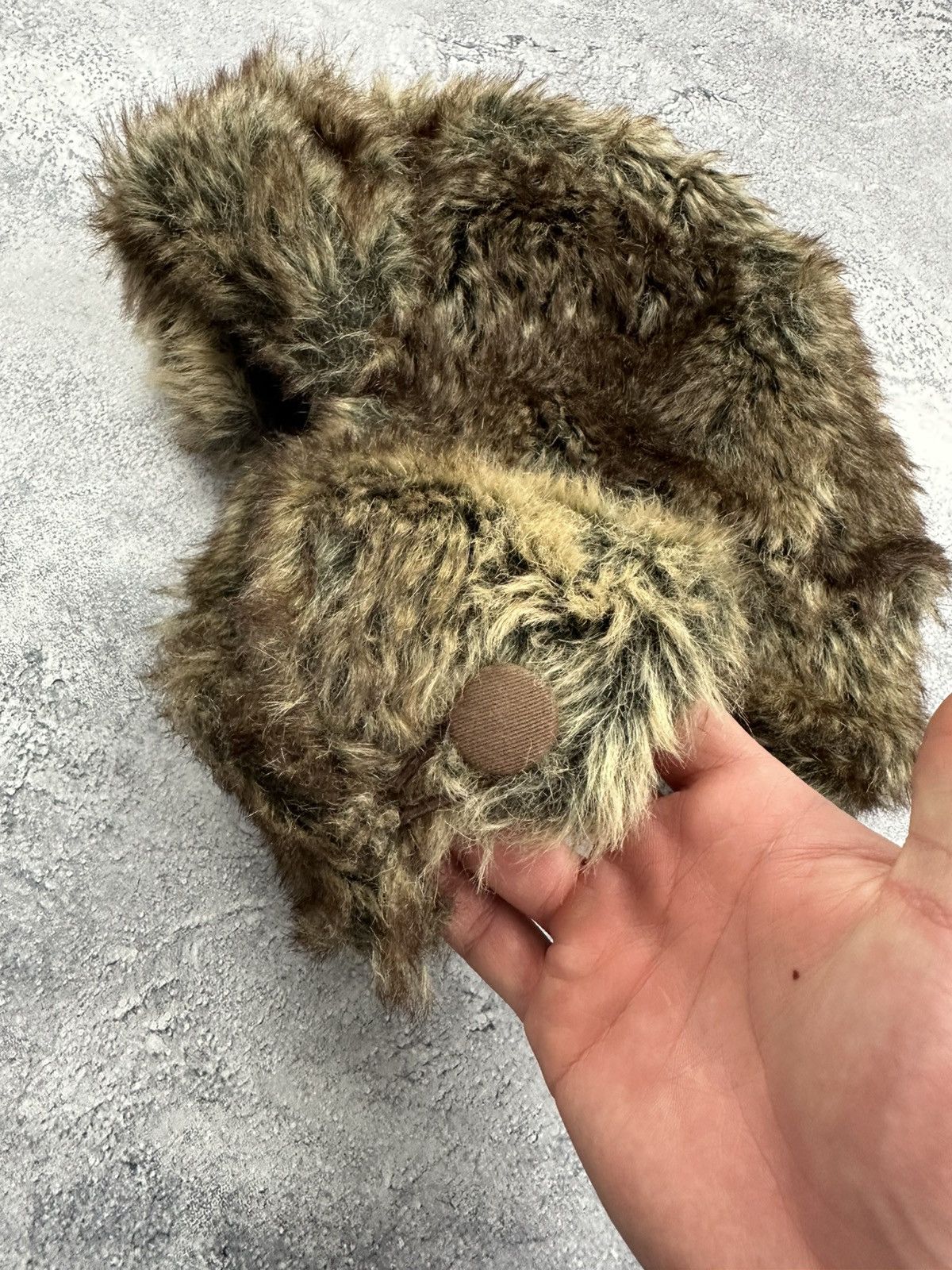 If Six Was Nine Vintage 90s Faux Fur Trapper Ushanka Mohair Fuzzy Hat Y2K Size ONE SIZE - 5 Thumbnail