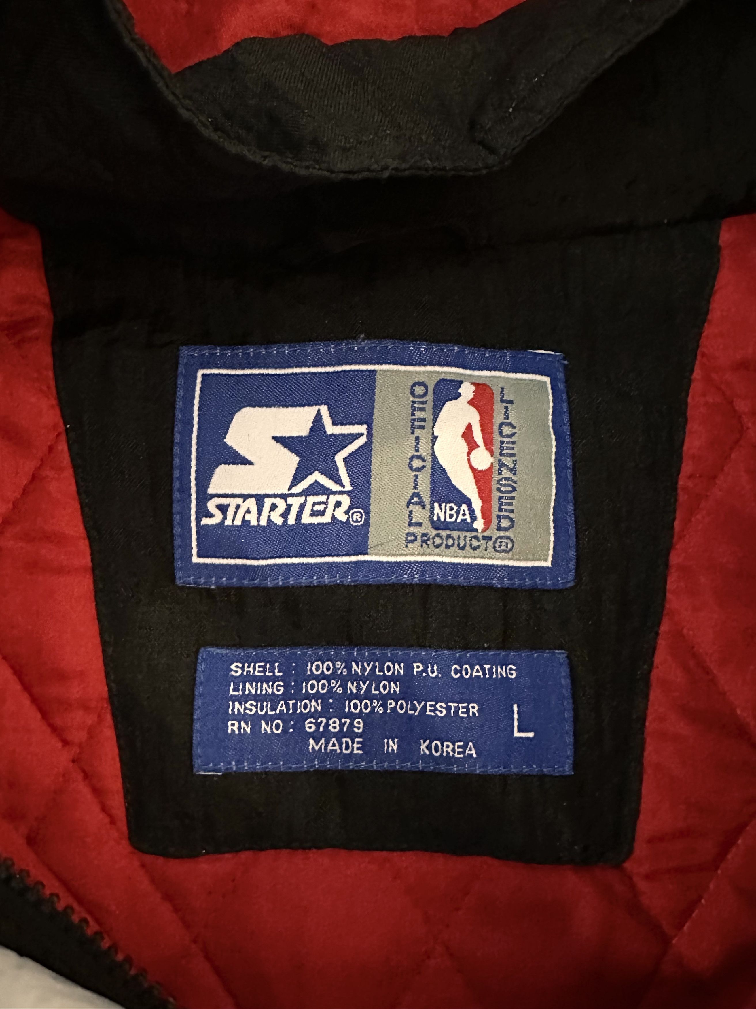 NBA × Starter Vintage NBA Chicago Bulls Starter Anorak Jacket Size US L / EU 52-54 / 3 - 5 Thumbnail