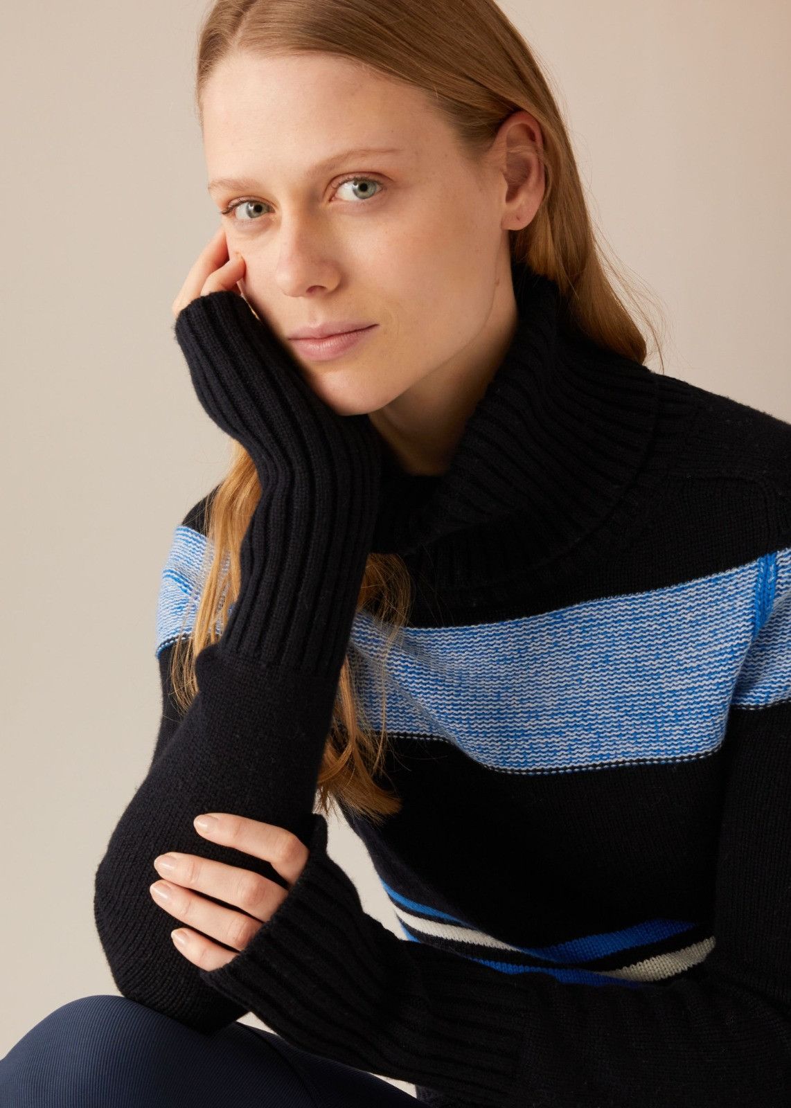 Loro Piana o1srvl11e0125 Courmayeur Turtleneck Sweater in Multicolor Size S / US 4 / IT 40 - 4 Thumbnail