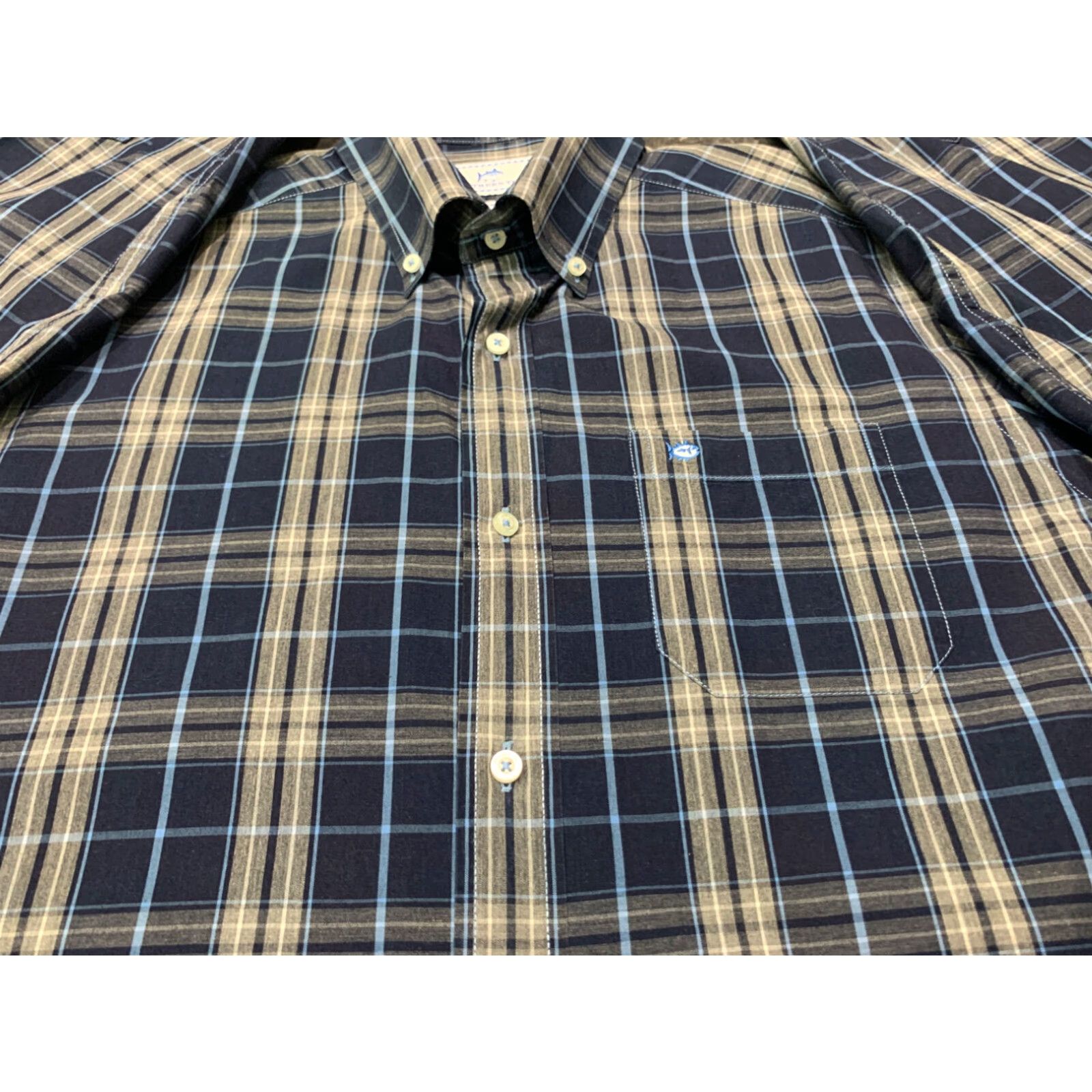Southern Tide Southern Tide Classic Fit Plaid Button Down Long Sleeve Shirt Men's Medium Multi-Colored Size US M / EU 48-50 / 2 - 3 Thumbnail