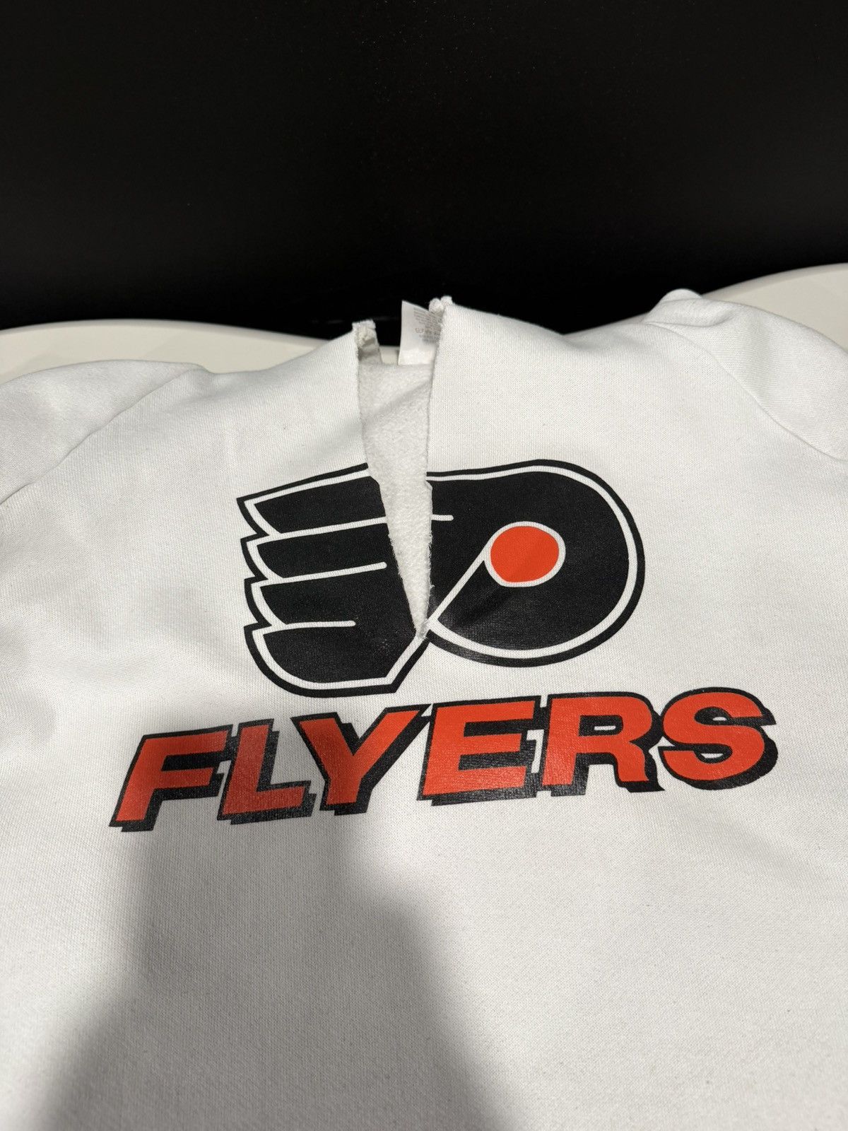Vintage 1990s Vintage Philadelphia Flyers Cropped Grunge Hoodie XL Size US XL / EU 56 / 4 - 10 Thumbnail