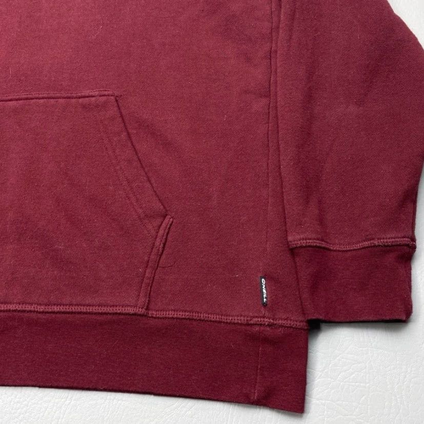 O'Neill O'NEILL Hoodie Large Maroon Pullover Hooded Logo Back Drawstring - Large Standard Fit - Men - Size L Size US L / EU 52-54 / 3 - 4 Thumbnail
