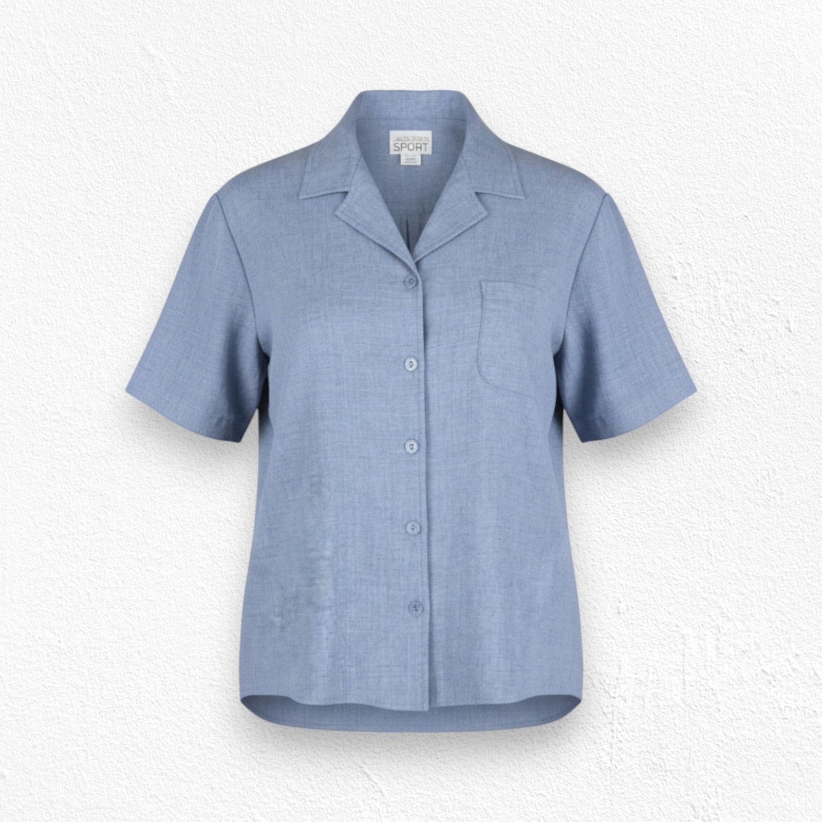 Vintage Vintage Chambray Linen Blend Button Down Shirt Size XL Size XL / US 12-14 / IT 48-50 - 1 Thumbnail