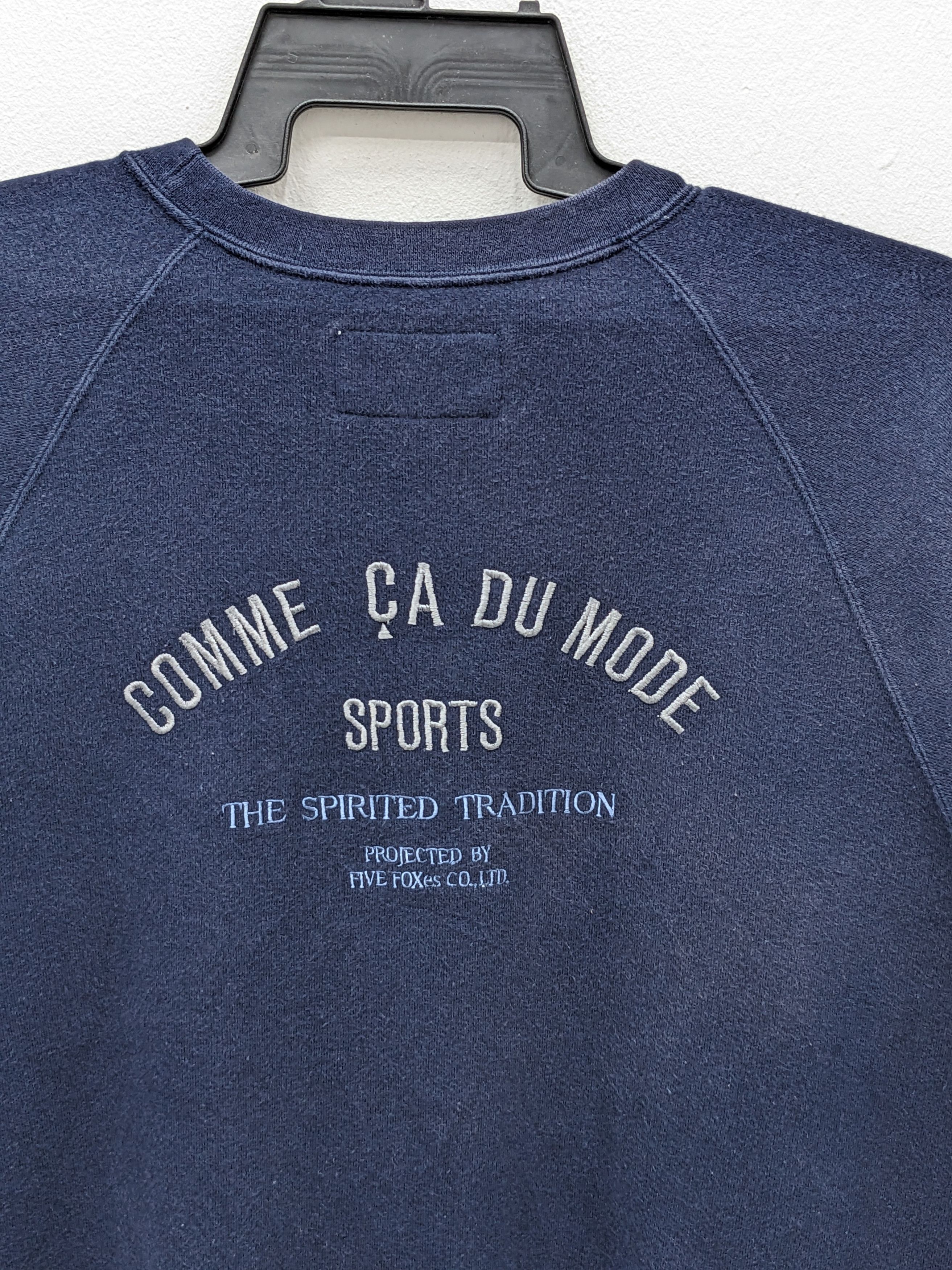 Comme Ca Ism Vintage 90s Japanese Comme Ca Du Mode Sporting Club Crewneck Size US M / EU 48-50 / 2 - 3 Thumbnail