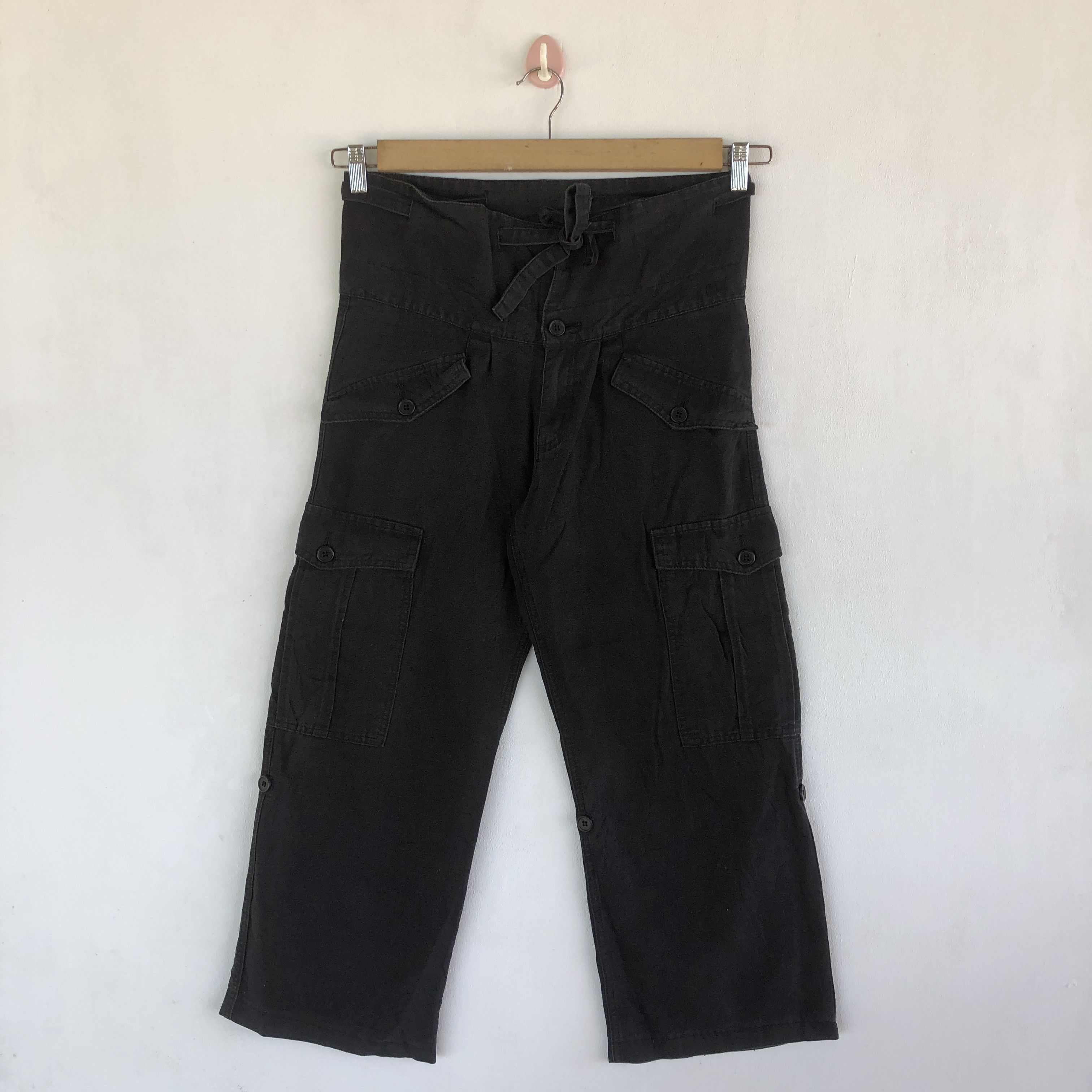 Japanese Brand Vintage Japanese Cargo Pants Multi Pocket Fatigue Trousers Size US 32 / EU 48 - 1 Thumbnail