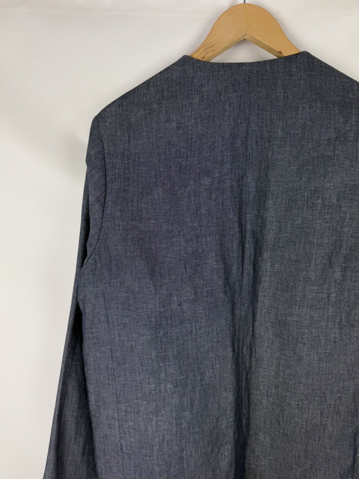 Cos Cos Avant-Garde Lagenlook Cotton / Linen Open Front Jacket Size XL / US 12-14 / IT 48-50 - 17 Thumbnail