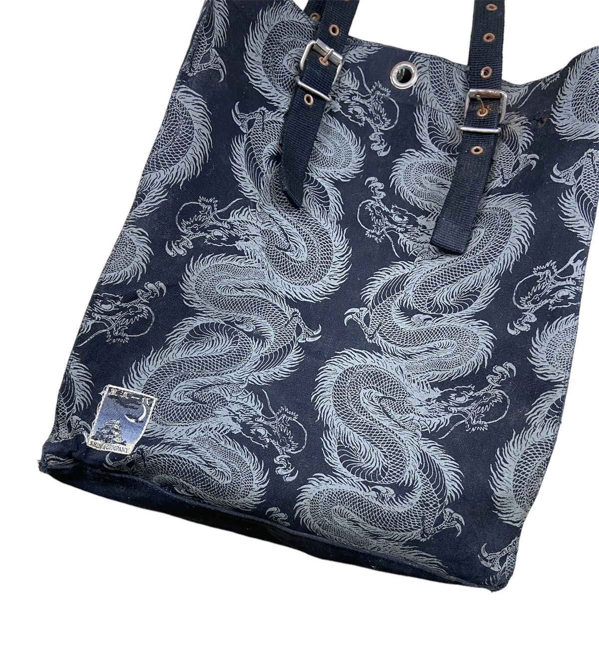Japanese Brand × Jean Paul Gaultier × Vintage Vintage Sein Company ‘JPG Dragon’ Design Totebag Size ONE SIZE - 3 Thumbnail