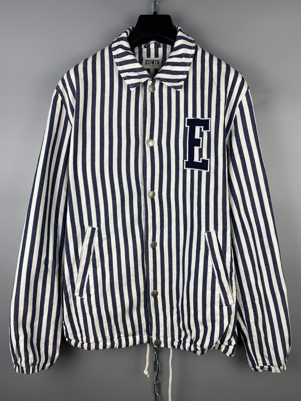 Edwin Edwin Cotton Striped Coach Jacket Bombe Size US M / EU 48-50 / 2 - 1 Thumbnail