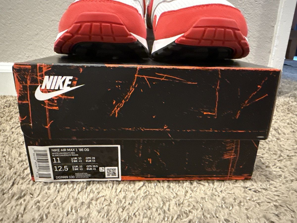 Nike Nike Aix Max 1 ‘86 OG “Big Bubble-Red” Size US 11 / EU 44 - 13 Thumbnail