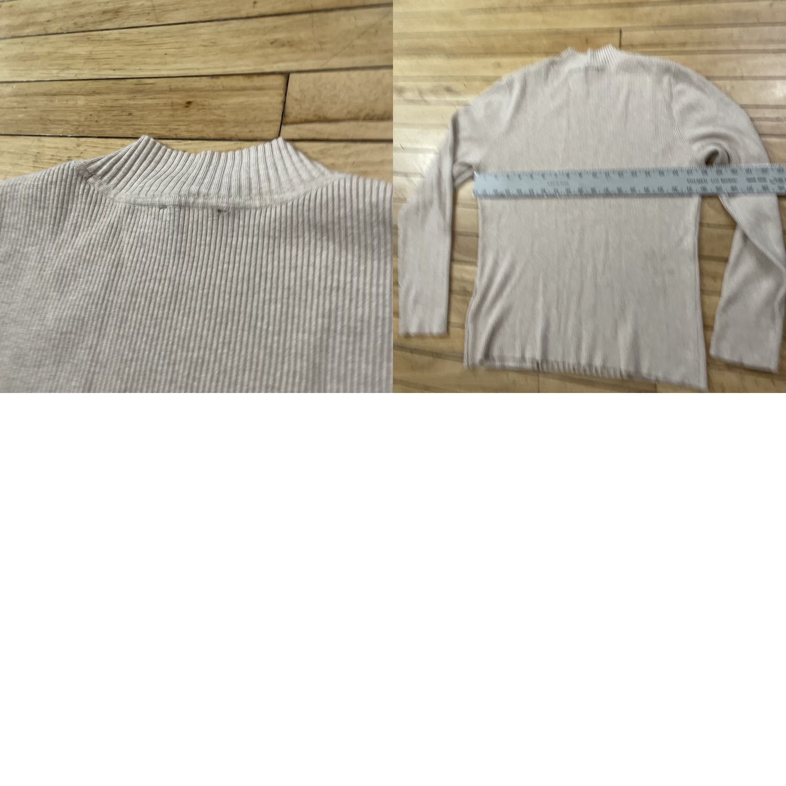 Vintage INC International Concepts Sweater Women 2XL Tan Boho Western Preppy Mock Neck Pullover Knit Stretch Size 2XL Womens Size XXL / US 16-18 / IT 52-54 - 11 Thumbnail