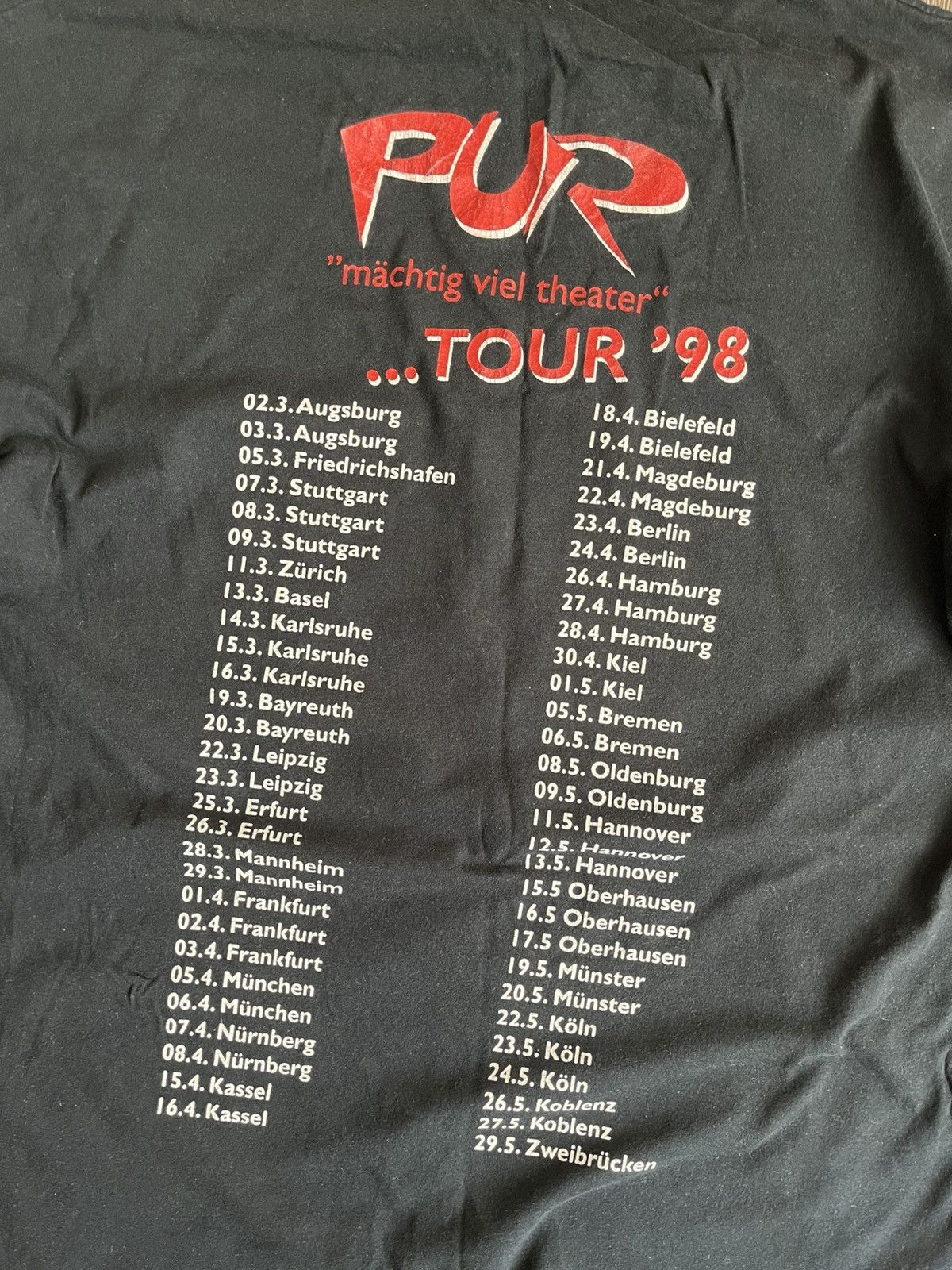 Band Tees Vintage PUR 'machtig viel theater' German 1998 Tour T-Shirt Size US L / EU 52-54 / 3 - 12 Thumbnail