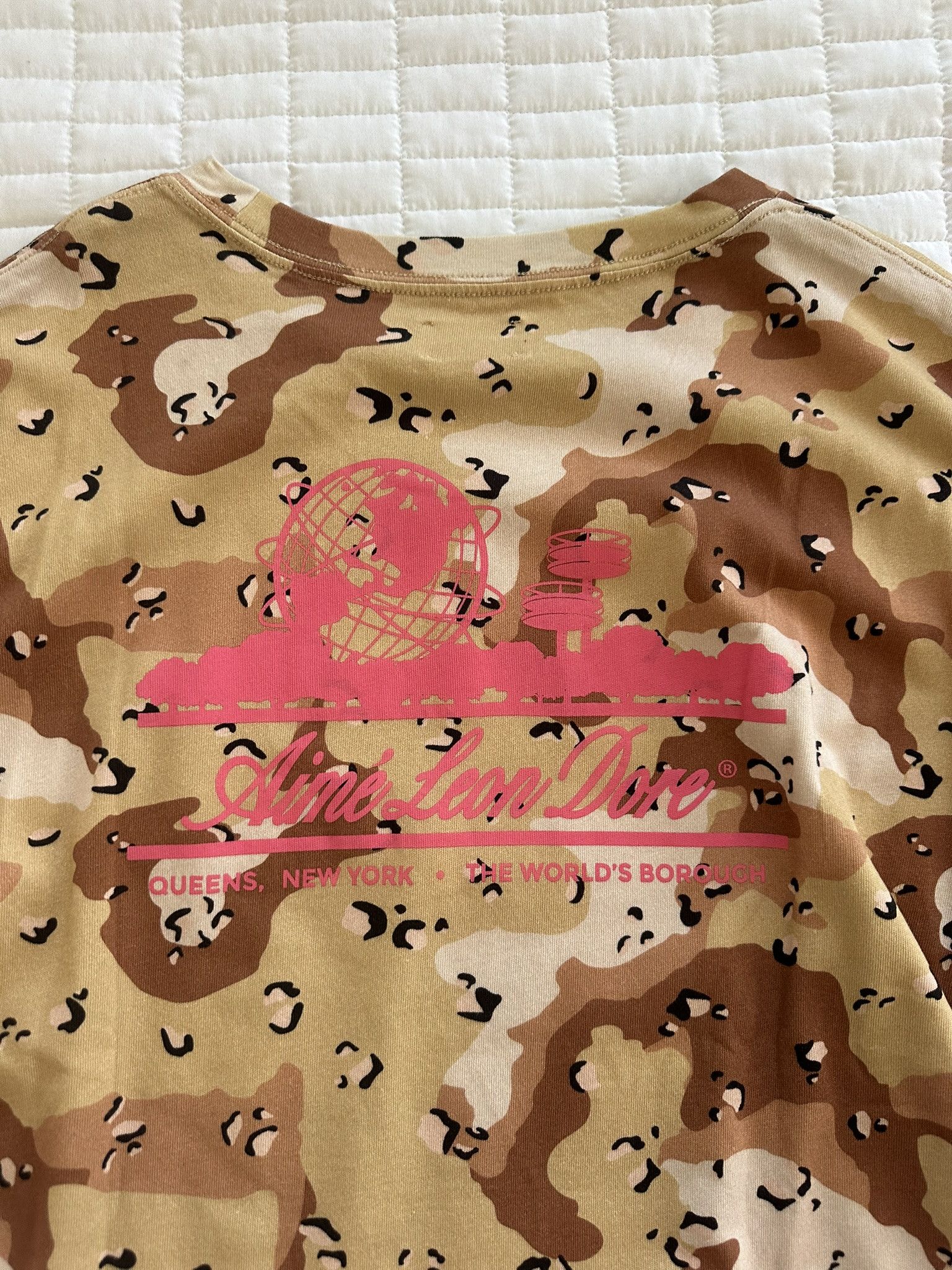 Aime Leon Dore Aime Leon Dore Unisphere Desert Camo Short Sleeve T-Shirt Size US XXL / EU 58 / 5 - 7 Thumbnail