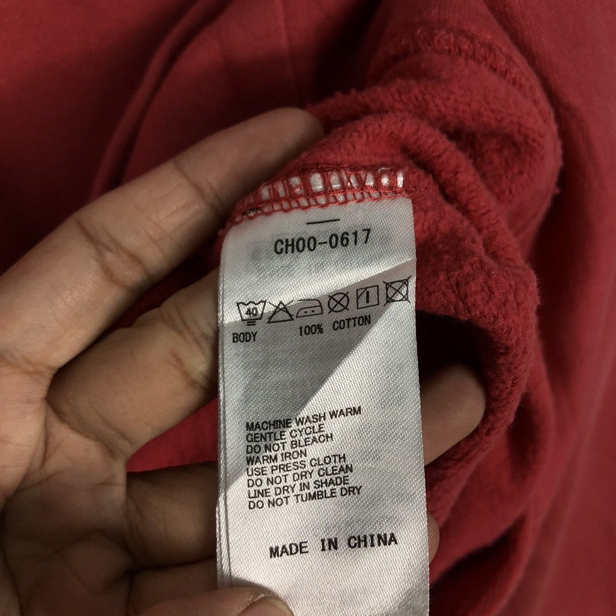 Japanese Brand CHUMS Bold Front Logo Red Crewneck Size US L / EU 52-54 / 3 - 17 Thumbnail