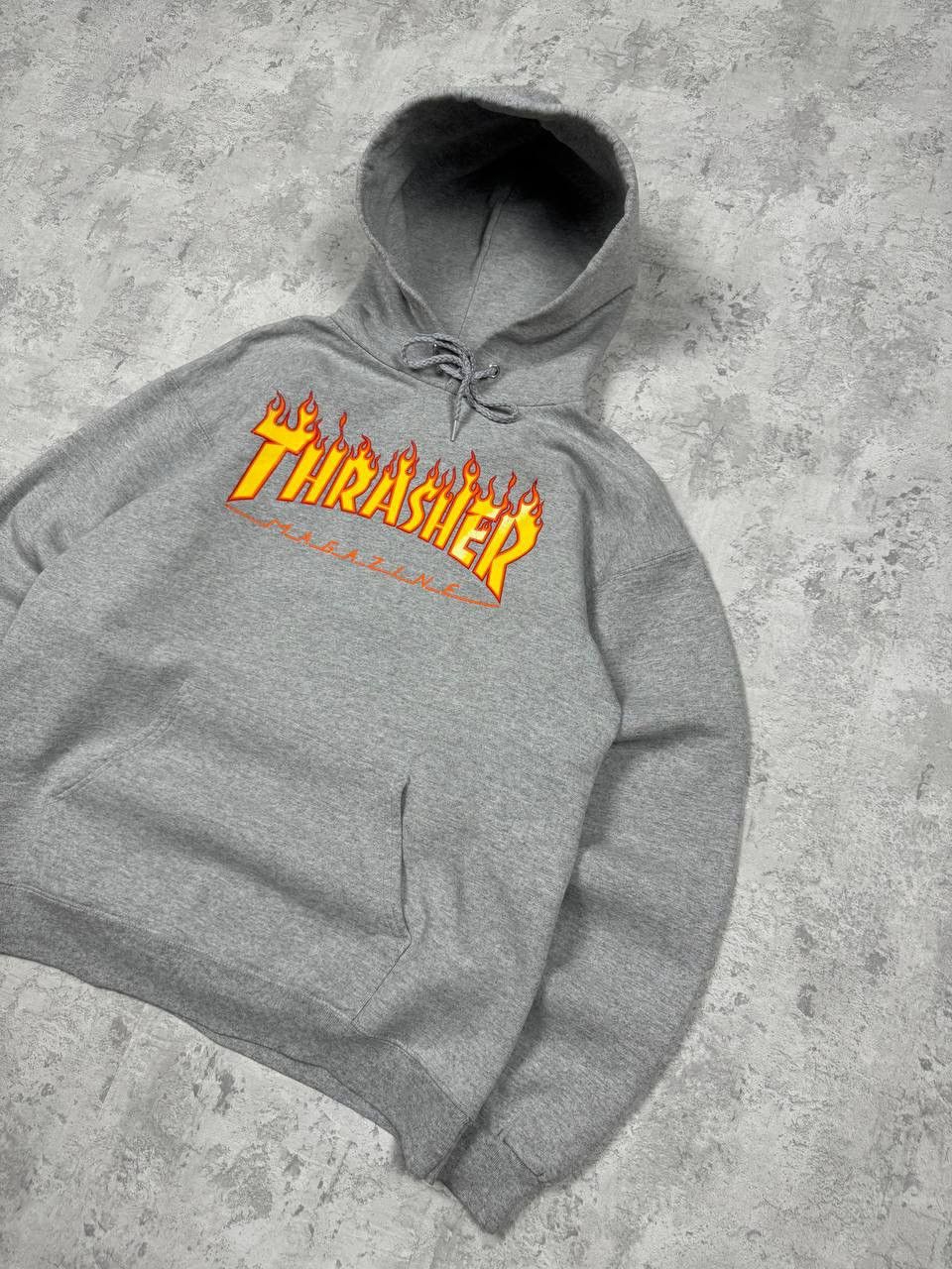 Thrasher Vintage Gray Thrasher Hoodie Big Logo Size S Size US S / EU 44-46 / 1 - 3 Thumbnail