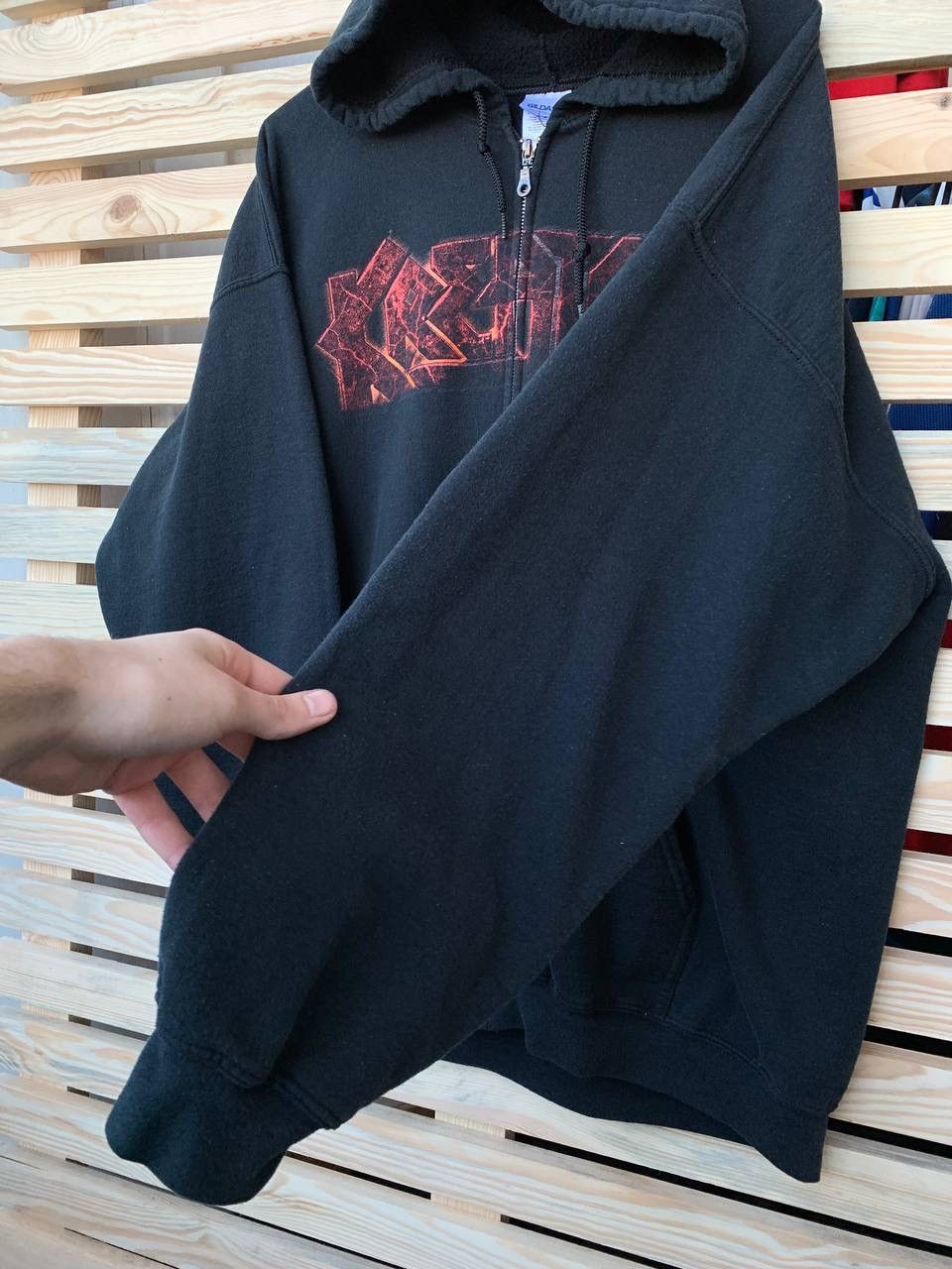Band Tees × Vintage Vintage Kreator Zip Hoodie Y2K Metal Size US XXL / EU 58 / 5 - 7 Thumbnail
