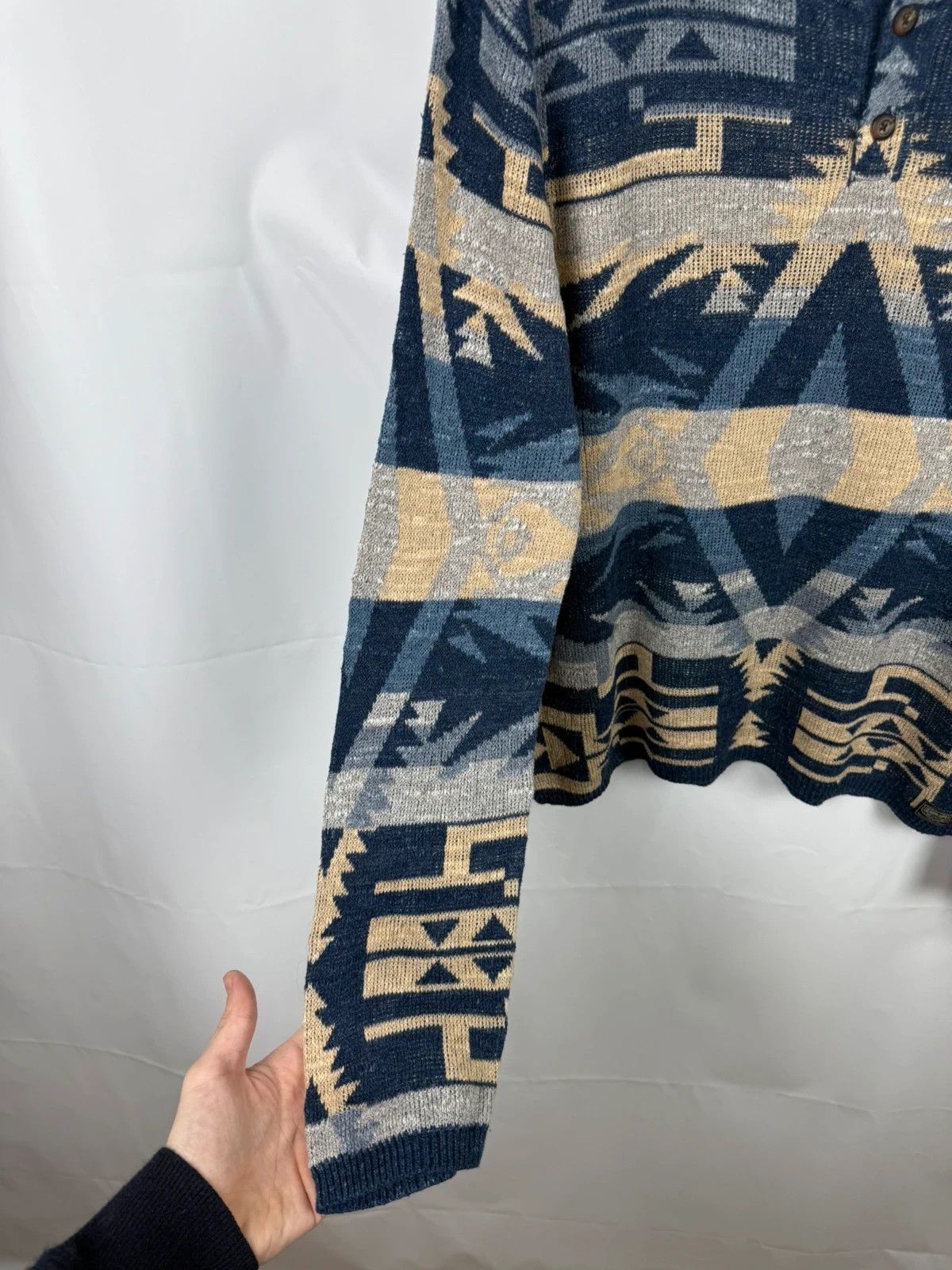 Denim & Supply Ralph Lauren Denim & Supply Ralph Lauren Navajo Knit Cotton Pullover Size US L / EU 52-54 / 3 - 5 Thumbnail