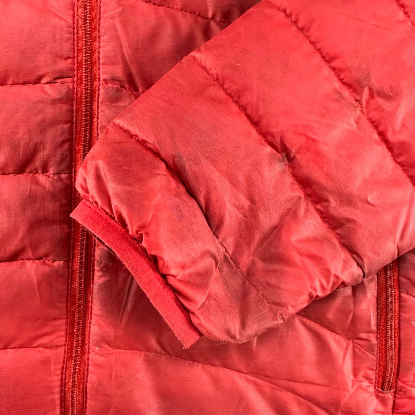 Patagonia Patagonia Jacket Womens M Red Puffer Down Insulated Full Zip Logo Quilted Pocket Short Coat Size M / US 6-8 / IT 42-44 - 6 Thumbnail