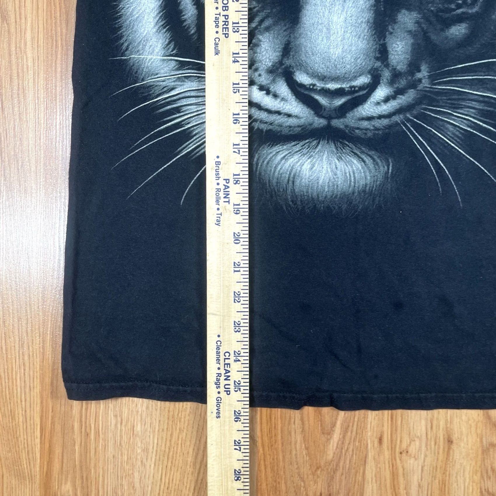 Vintage DOM Graphics T-Shirt Adults M Medium Black Tiger Crewneck Short Sleeve Cotton Size US M / EU 48-50 / 2 - 4 Thumbnail